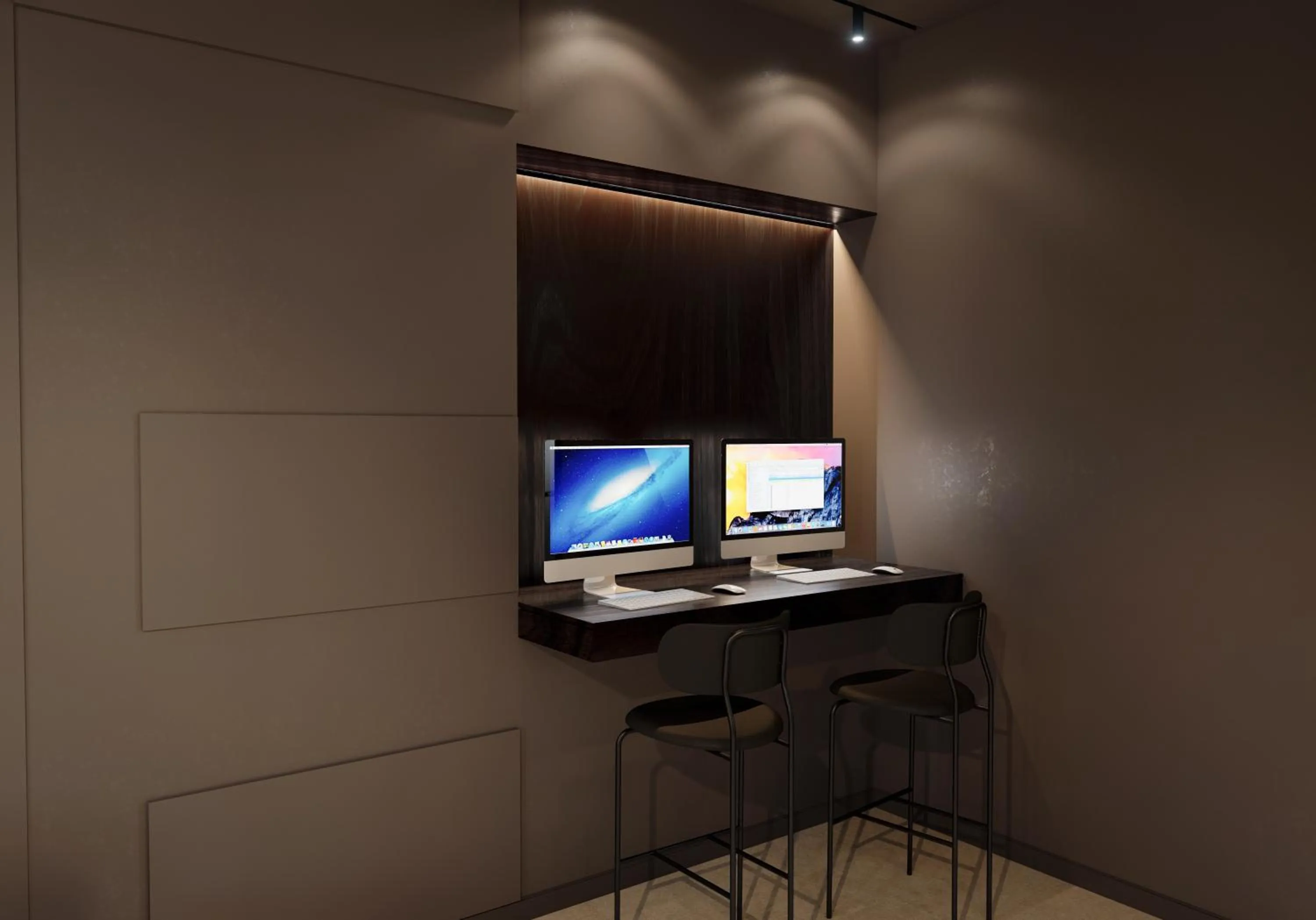 Communal lounge/ TV room in Mariette Rhodes Urban Suites