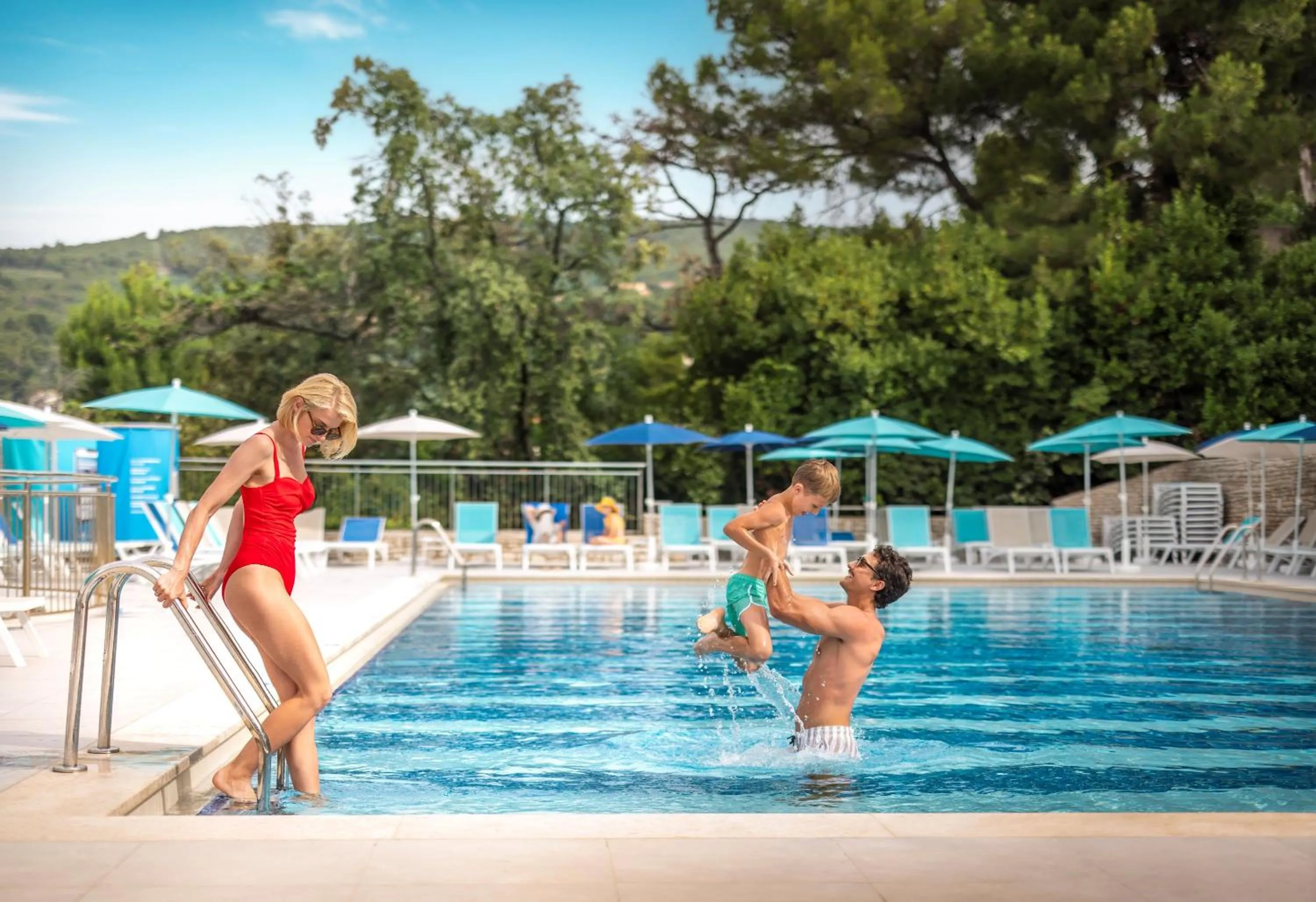 Swimming pool in Sunny Makarska by Valamar