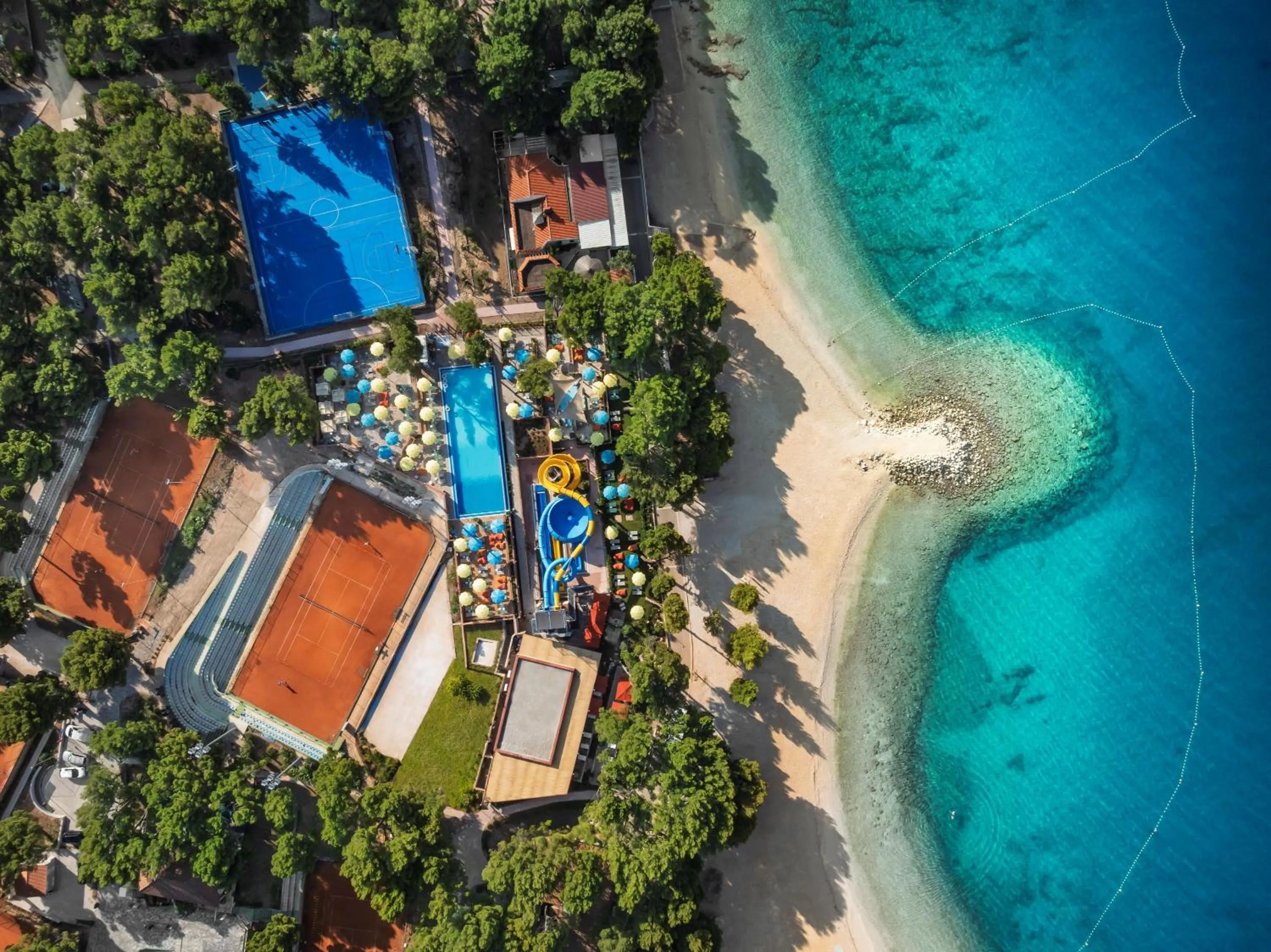 Bird's eye view in Sunny Makarska by Valamar