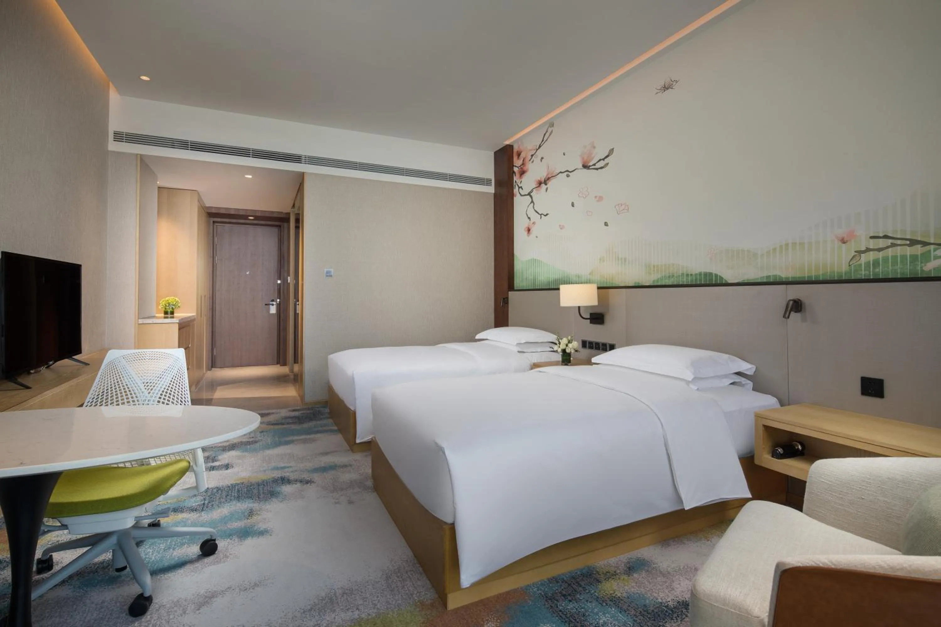 Bed in Hilton Garden Inn Nujiang