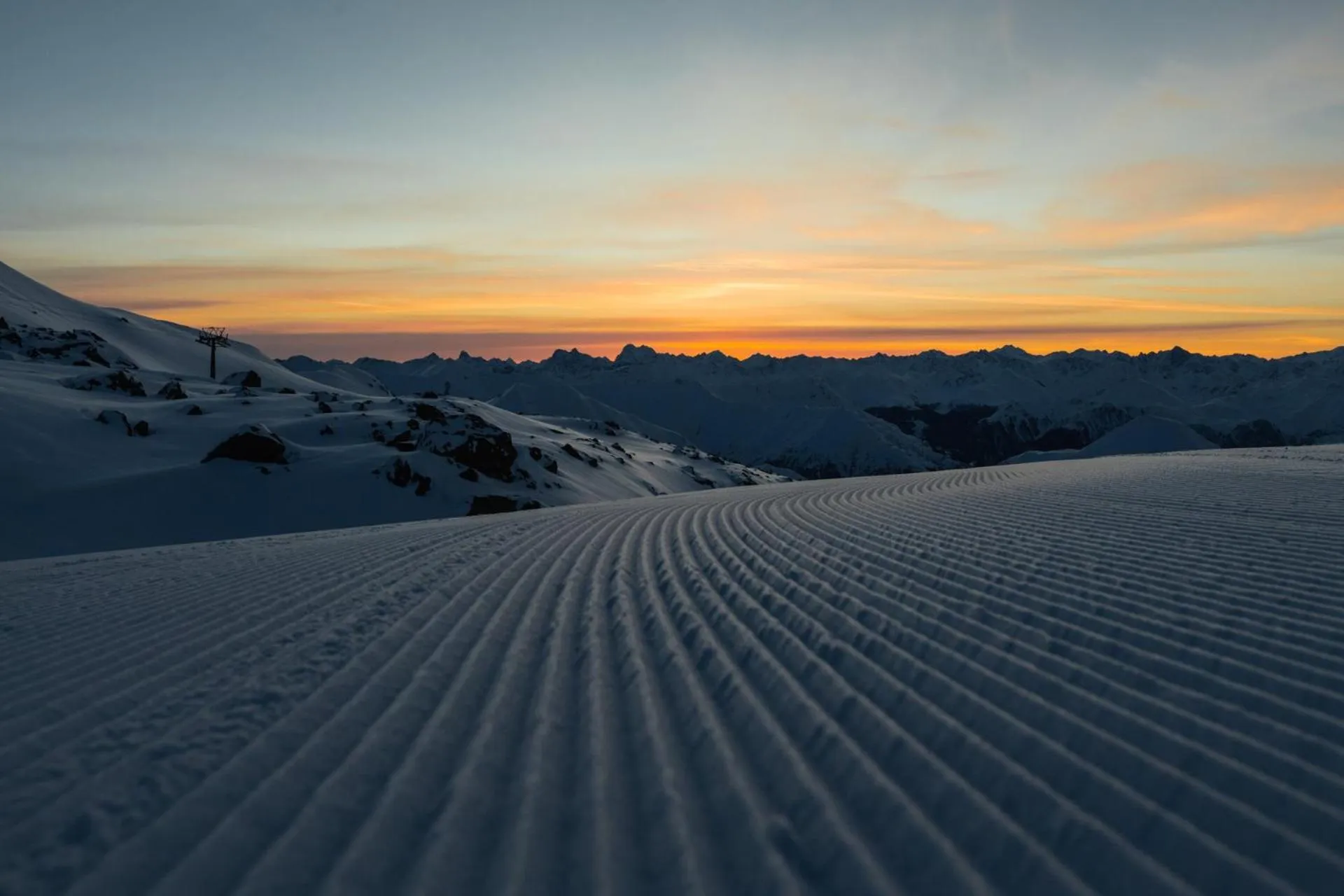 Winter in Panorama Samnaun