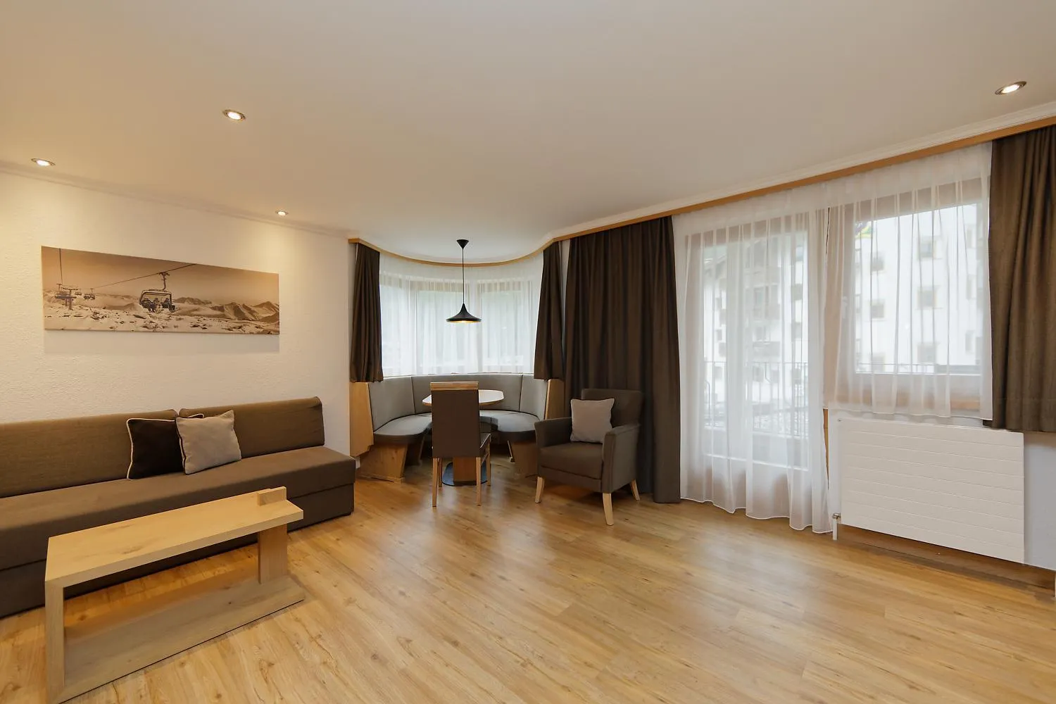 Living room in Panorama Samnaun