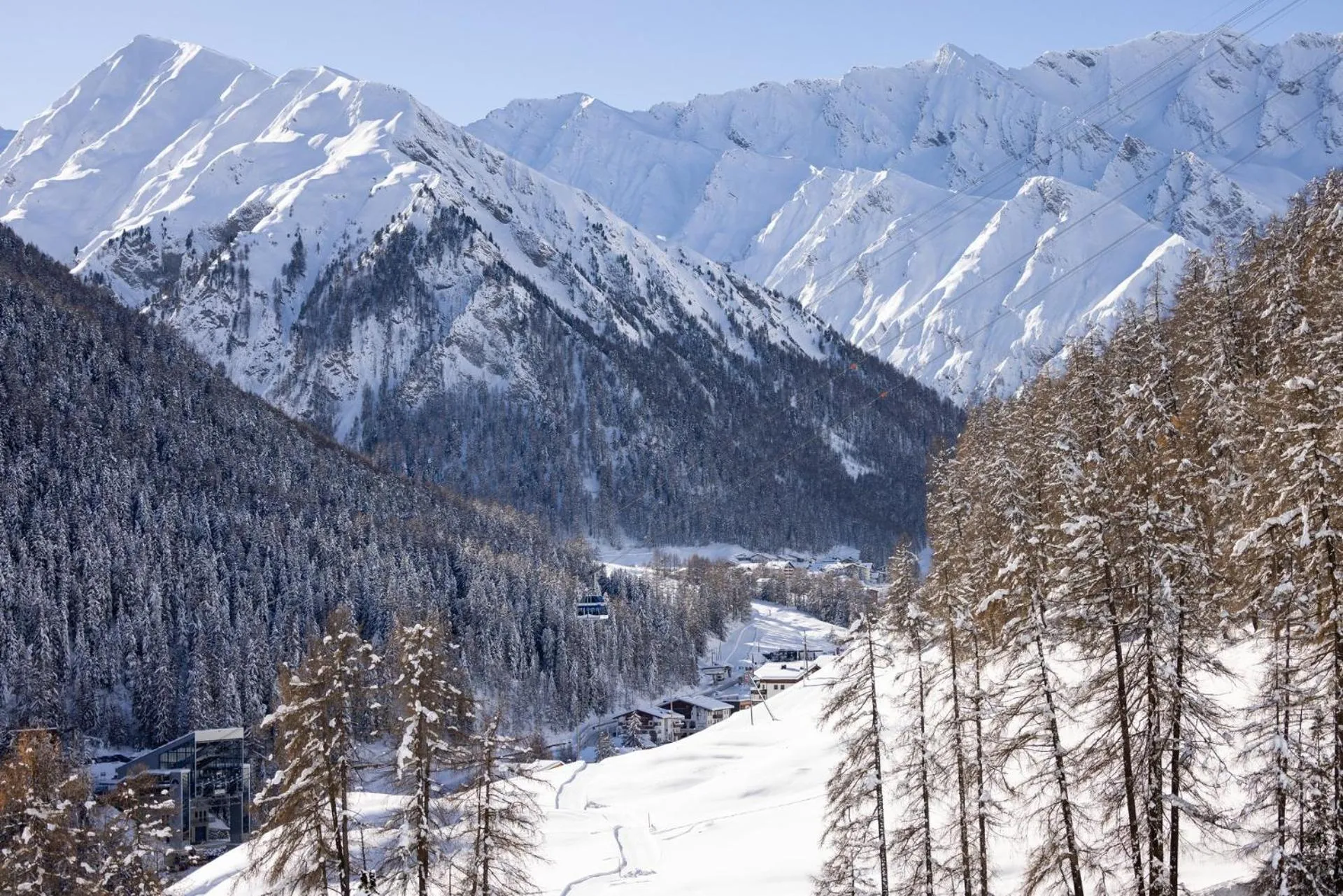 Winter in Panorama Samnaun