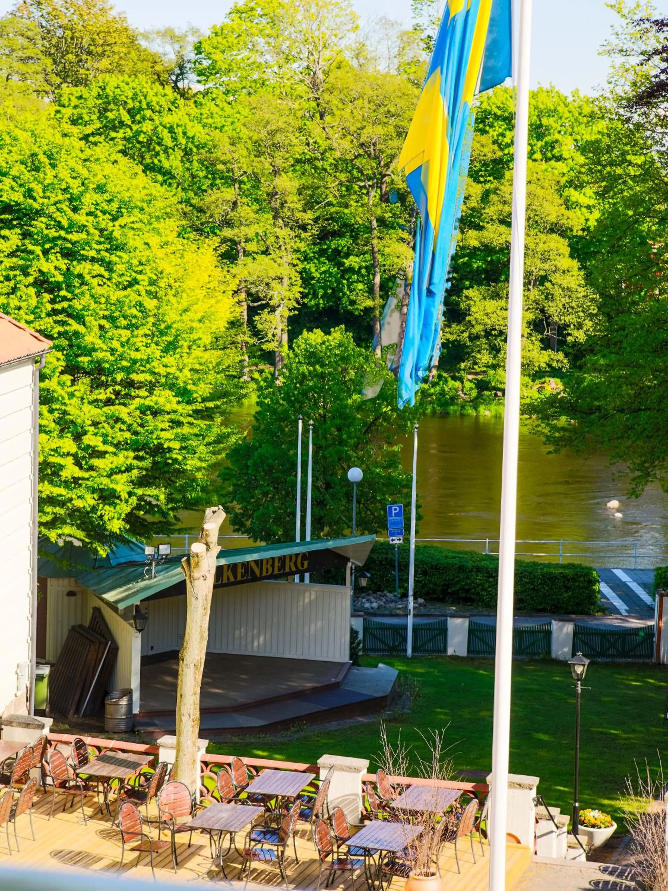 Garden in Värdshuset Hwitan
