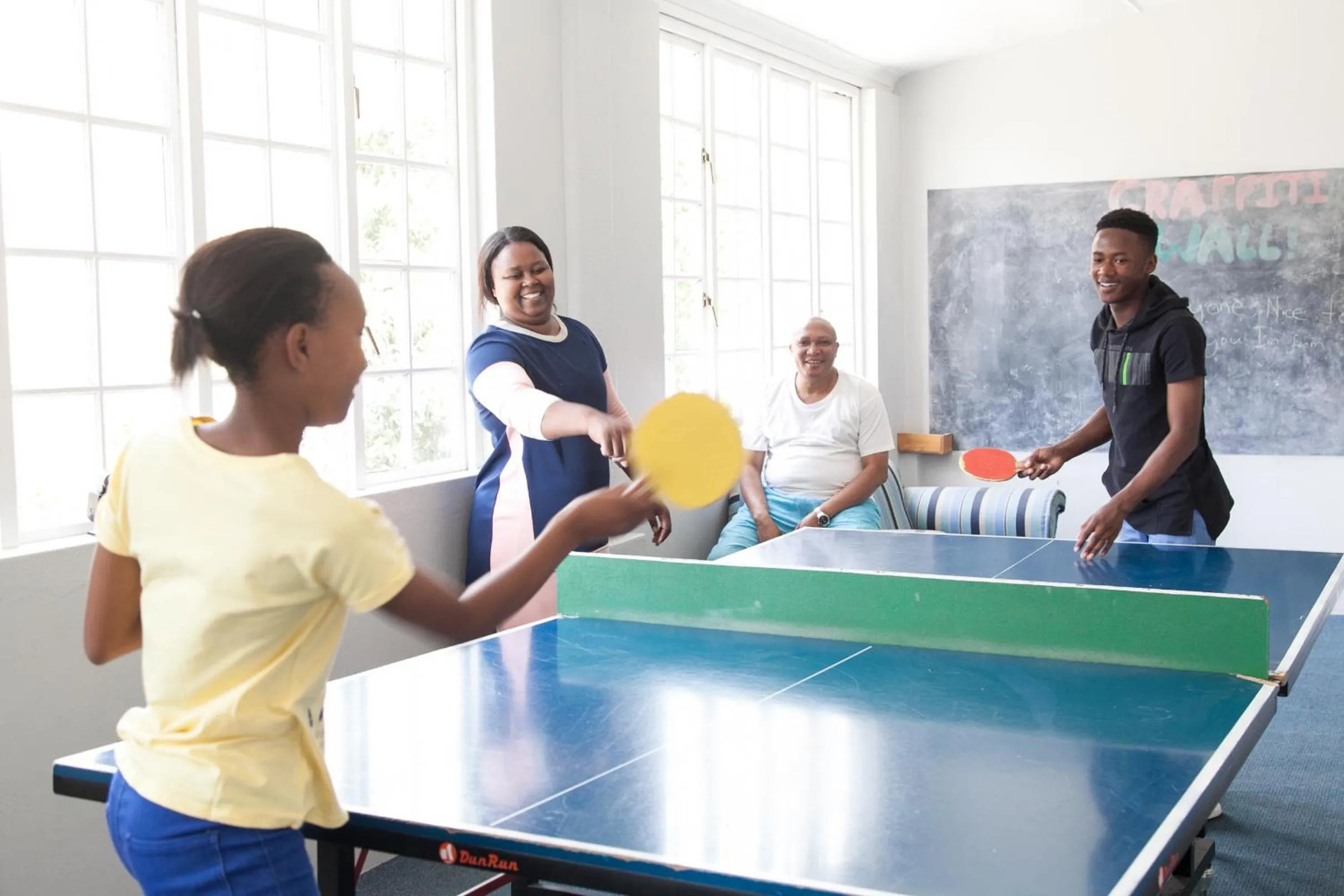 Table tennis in Cathedral Peak Hotel