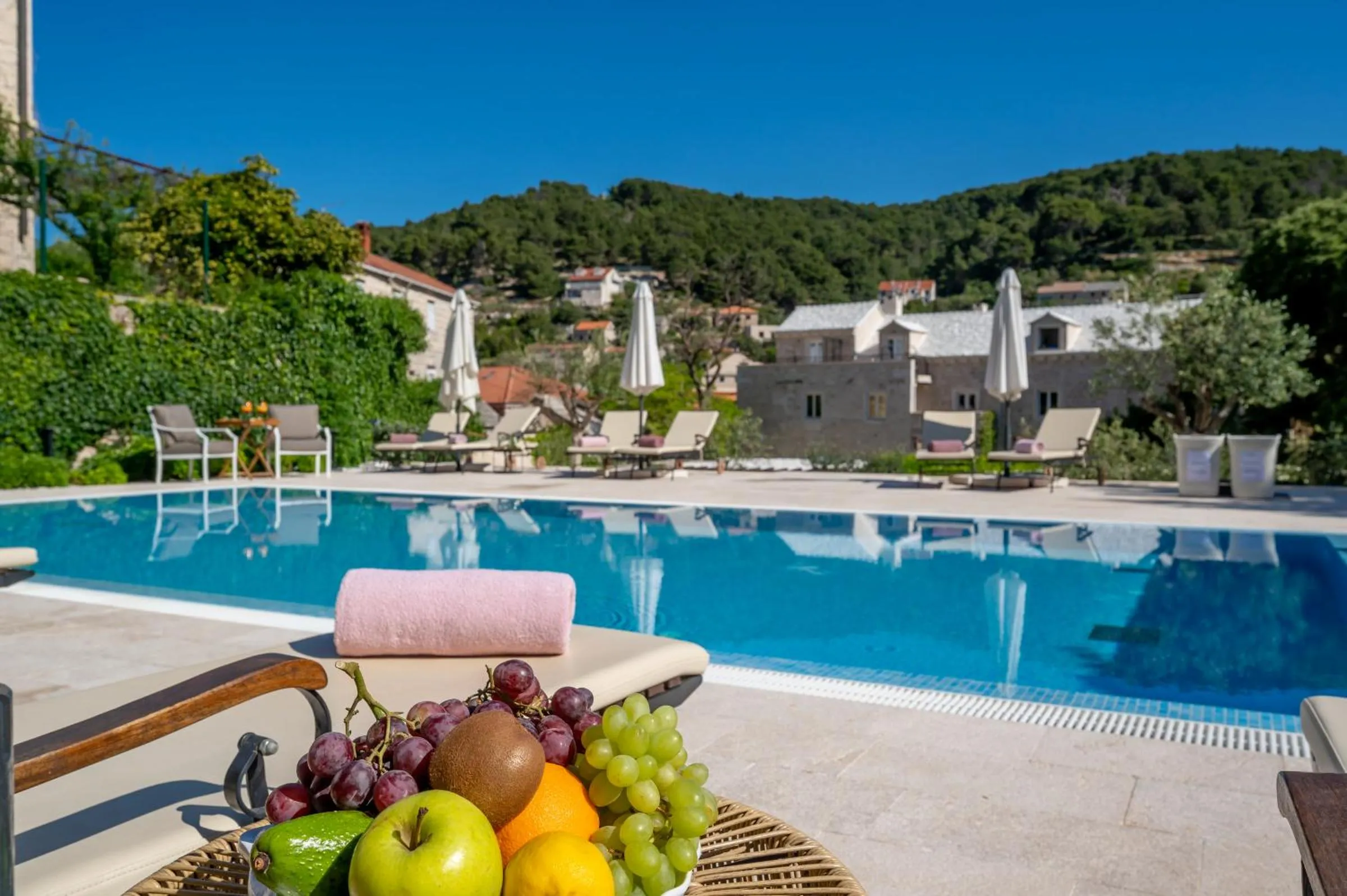 Swimming pool in Puteus Palace Heritage Hotel