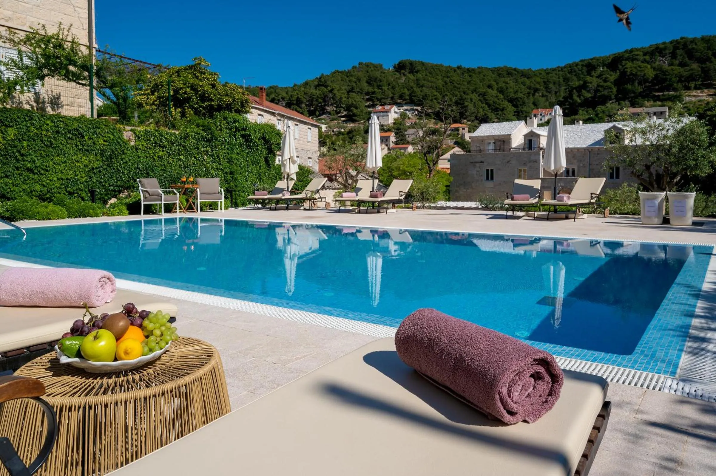 Swimming pool in Puteus Palace Heritage Hotel