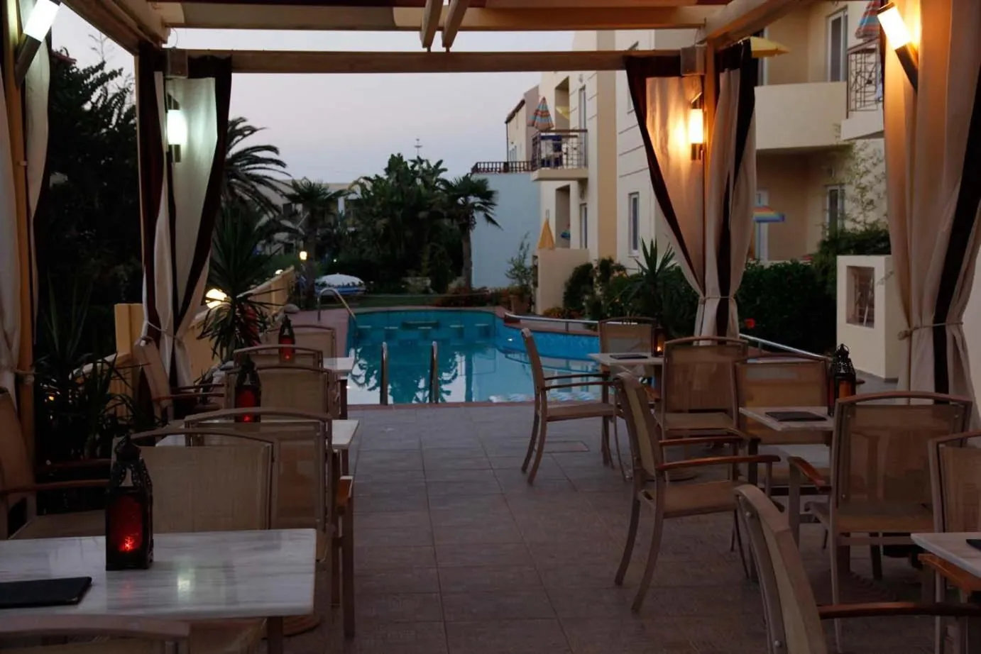 Swimming pool in Lambrinos Suites