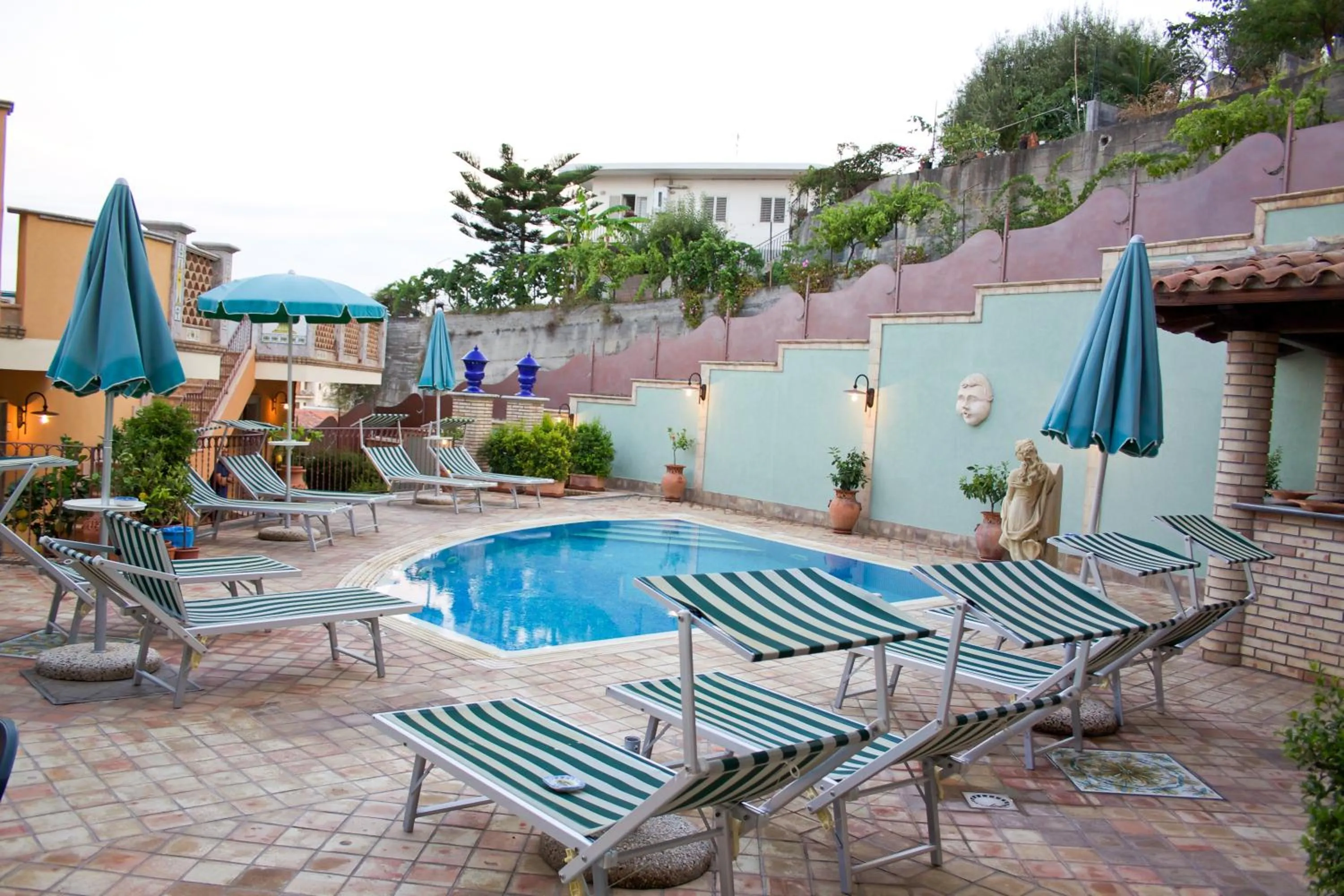 Pool view in Villa Cristina