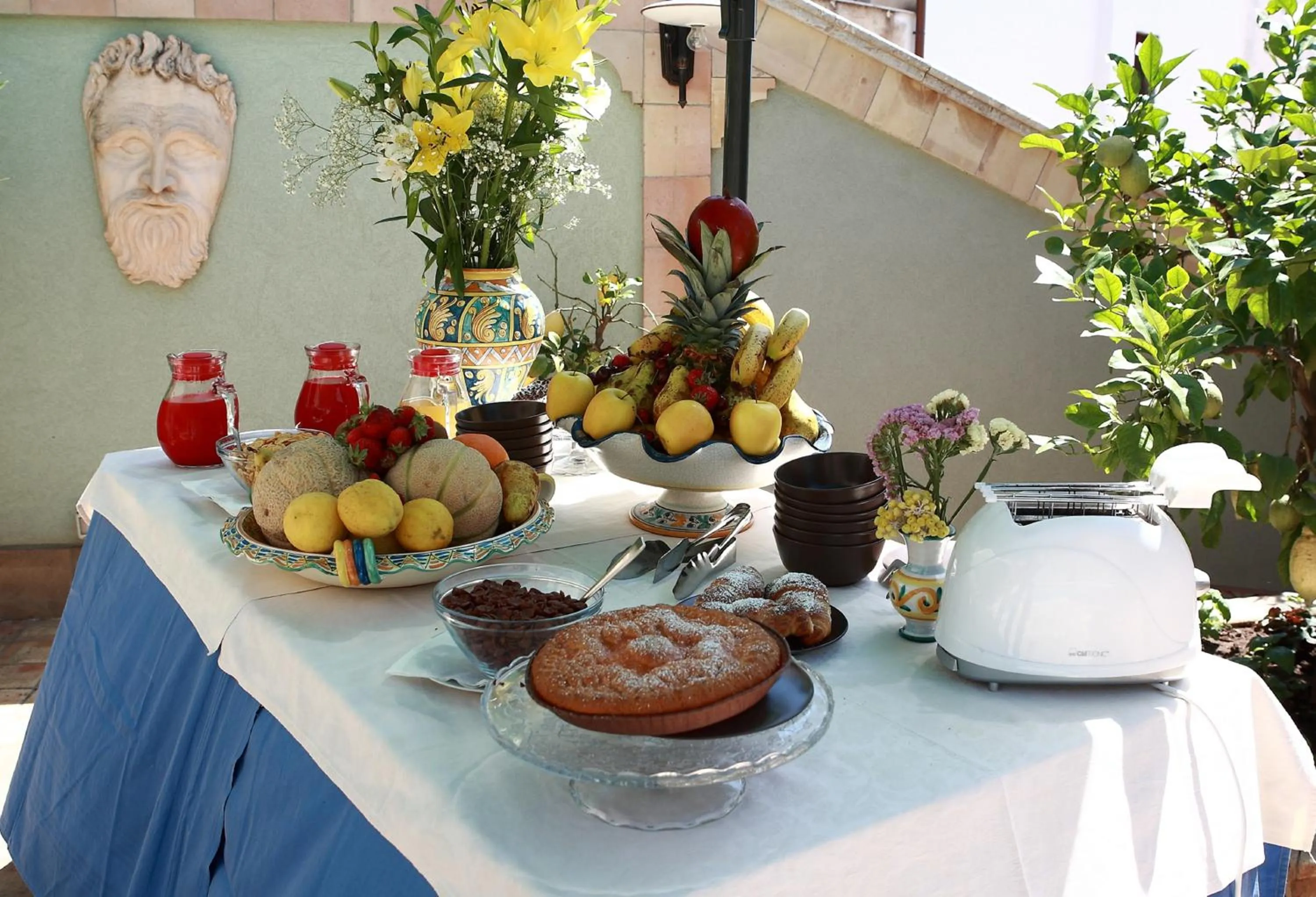 Food close-up in Villa Cristina