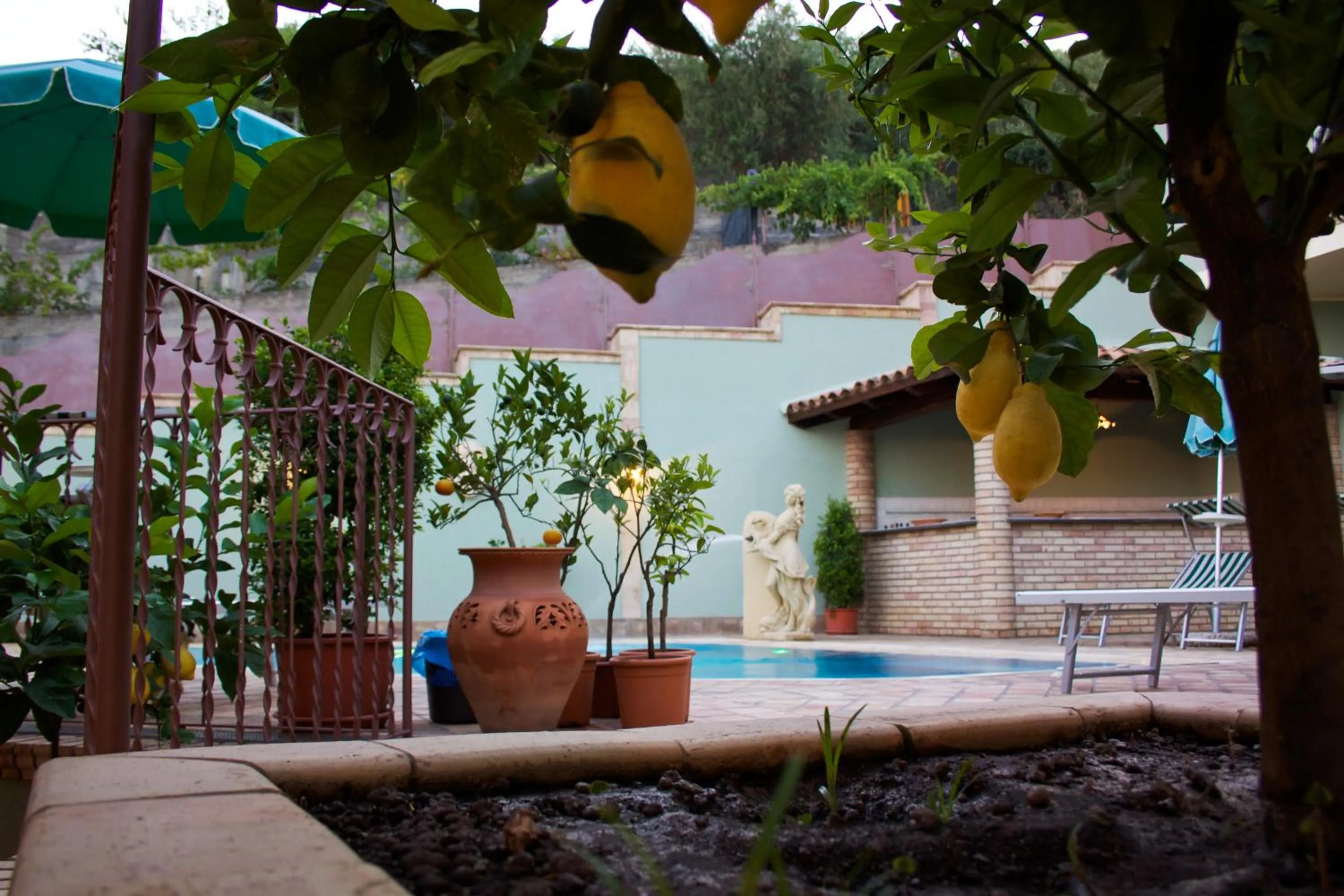 Garden view in Villa Cristina