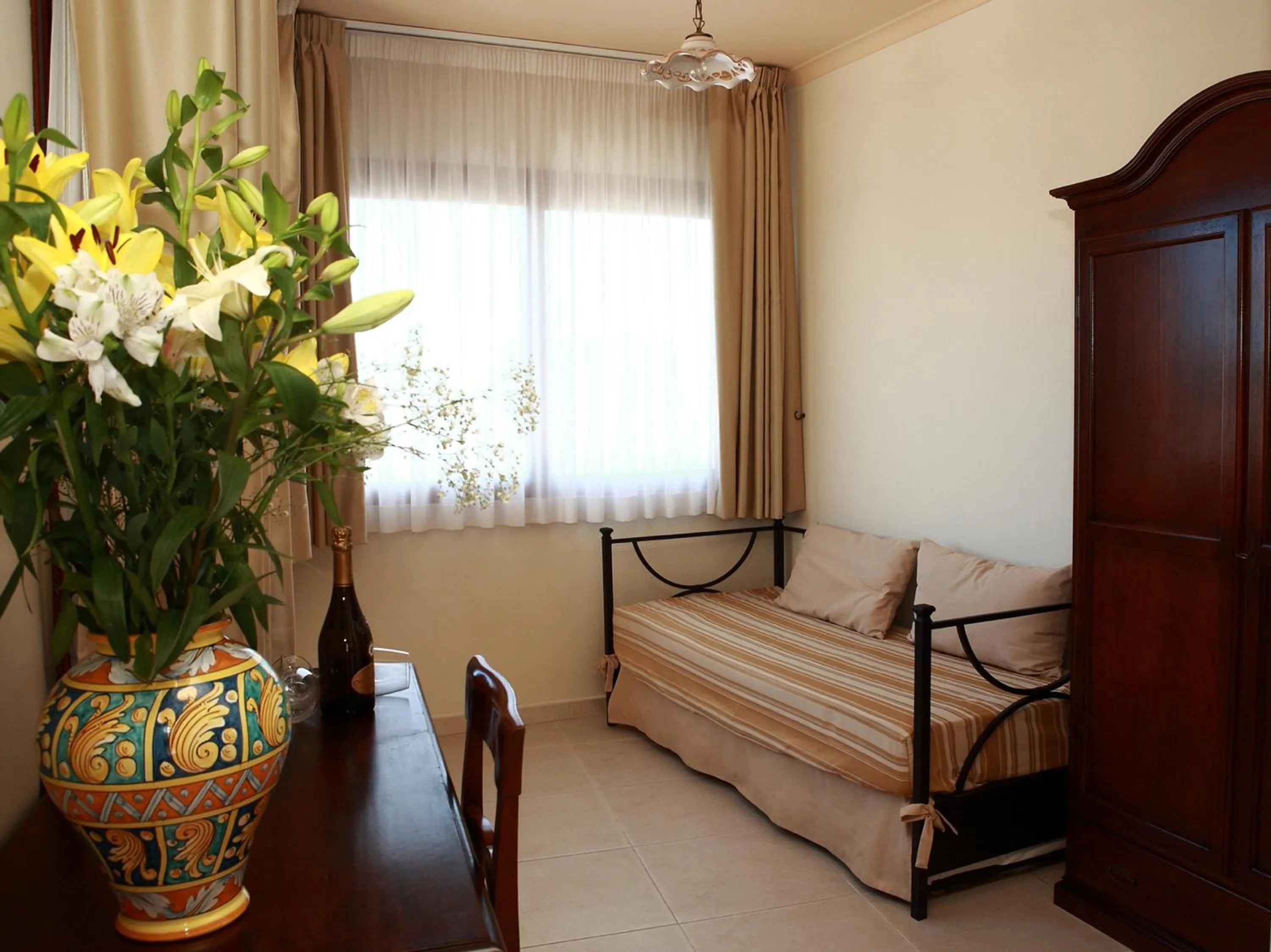 Bed in Villa Cristina