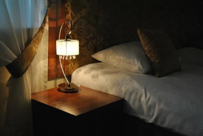 Decorative detail, Bed in Villa Anna