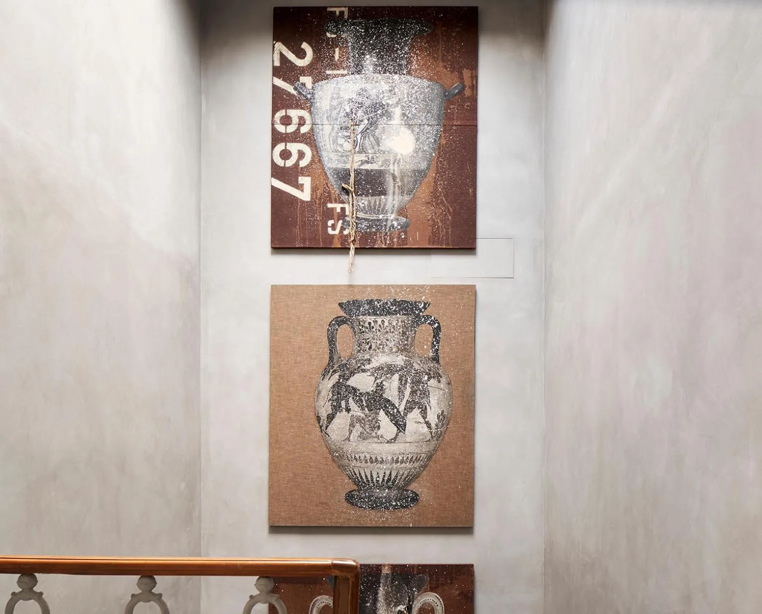 Decorative detail in Fornace Suite