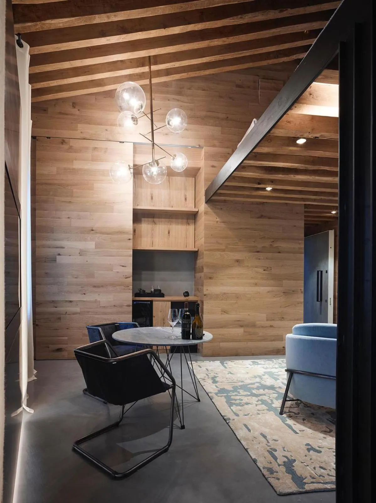 Living room in Fornace Suite