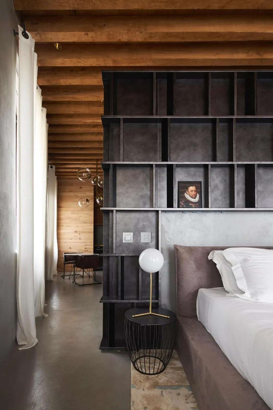 Photo of the whole room, Bed in Fornace Suite