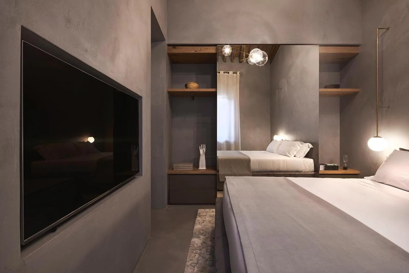 Bedroom, Bed in Fornace Suite