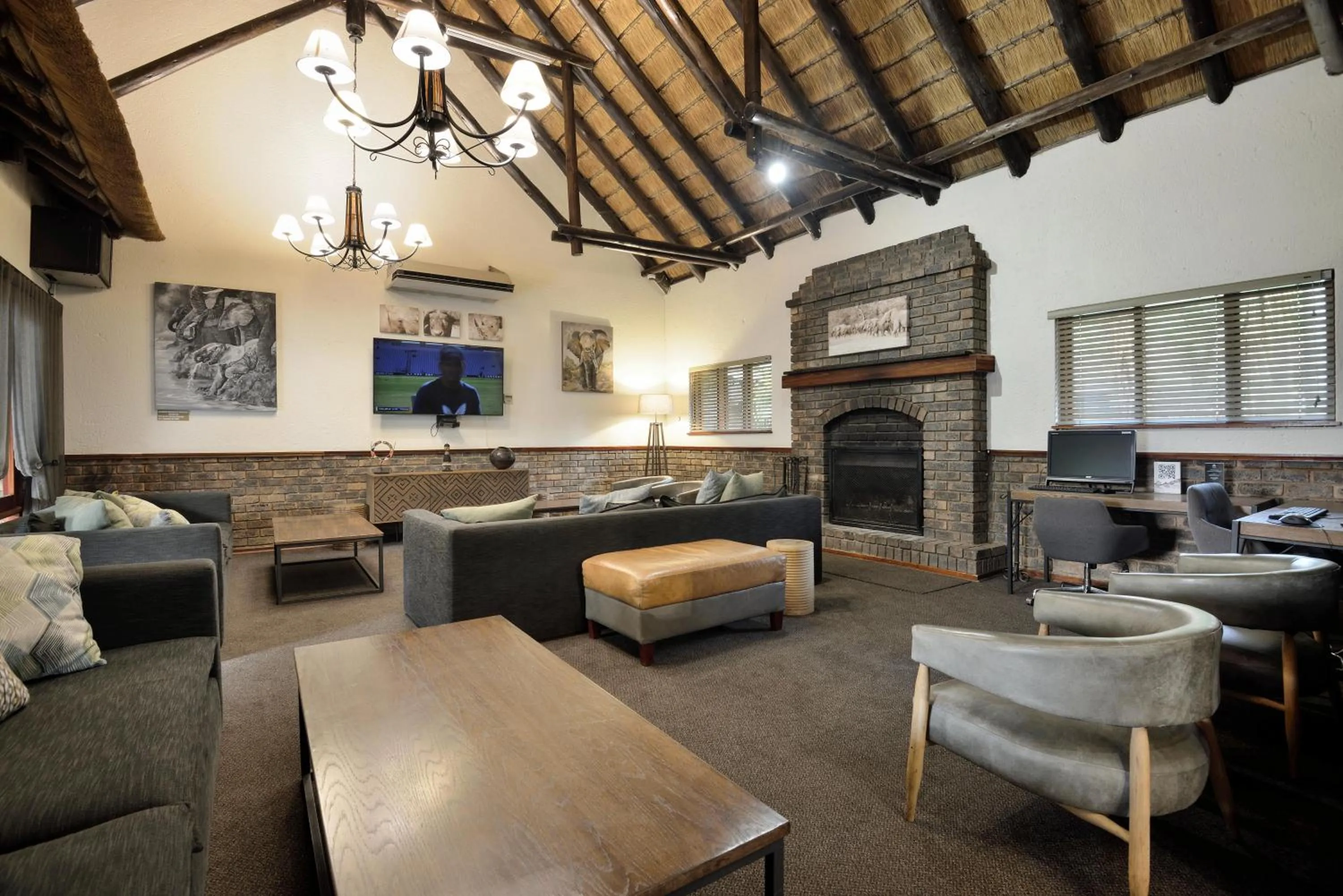 Lobby or reception in Bakubung Bush Lodge