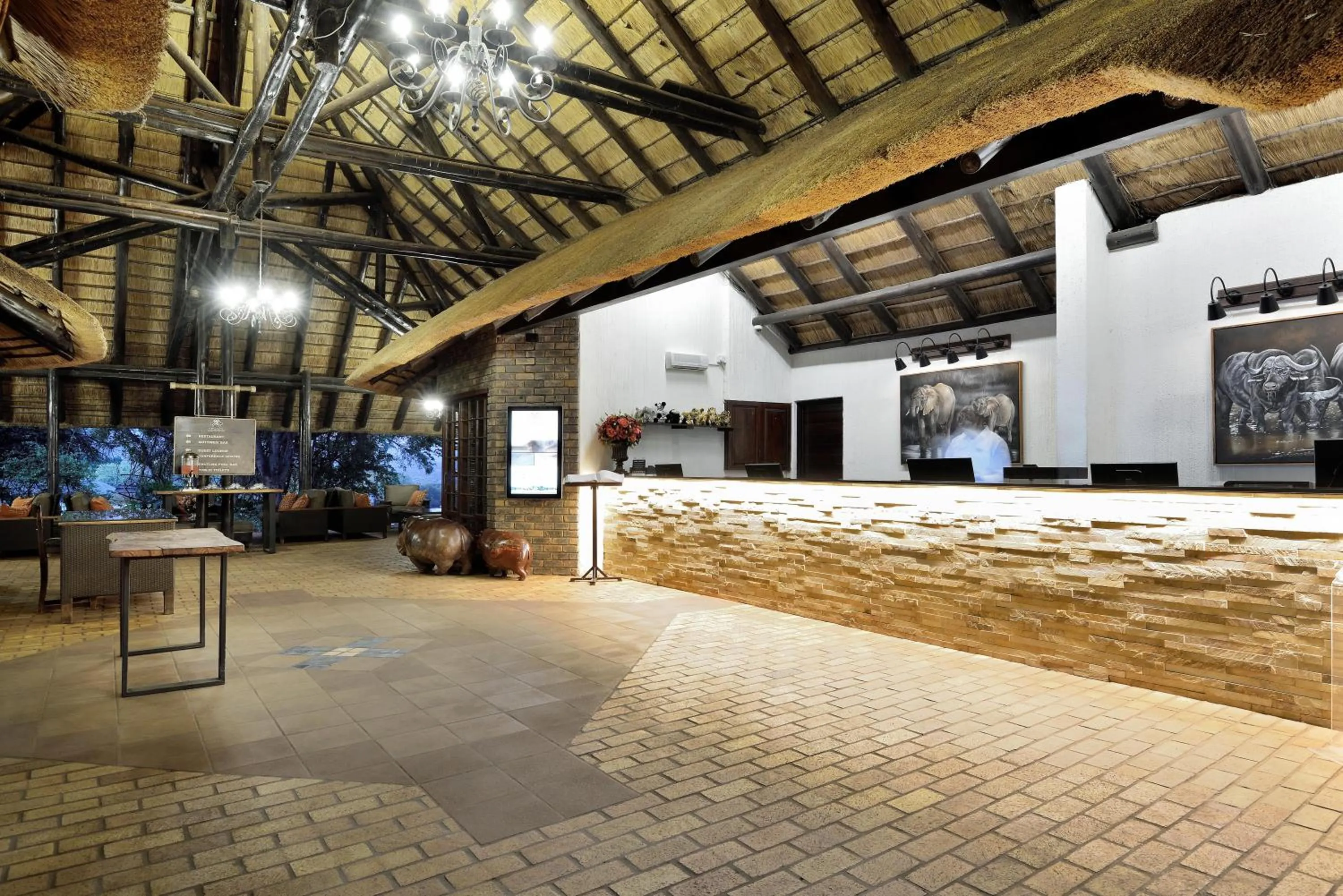 Lobby or reception in Bakubung Bush Lodge