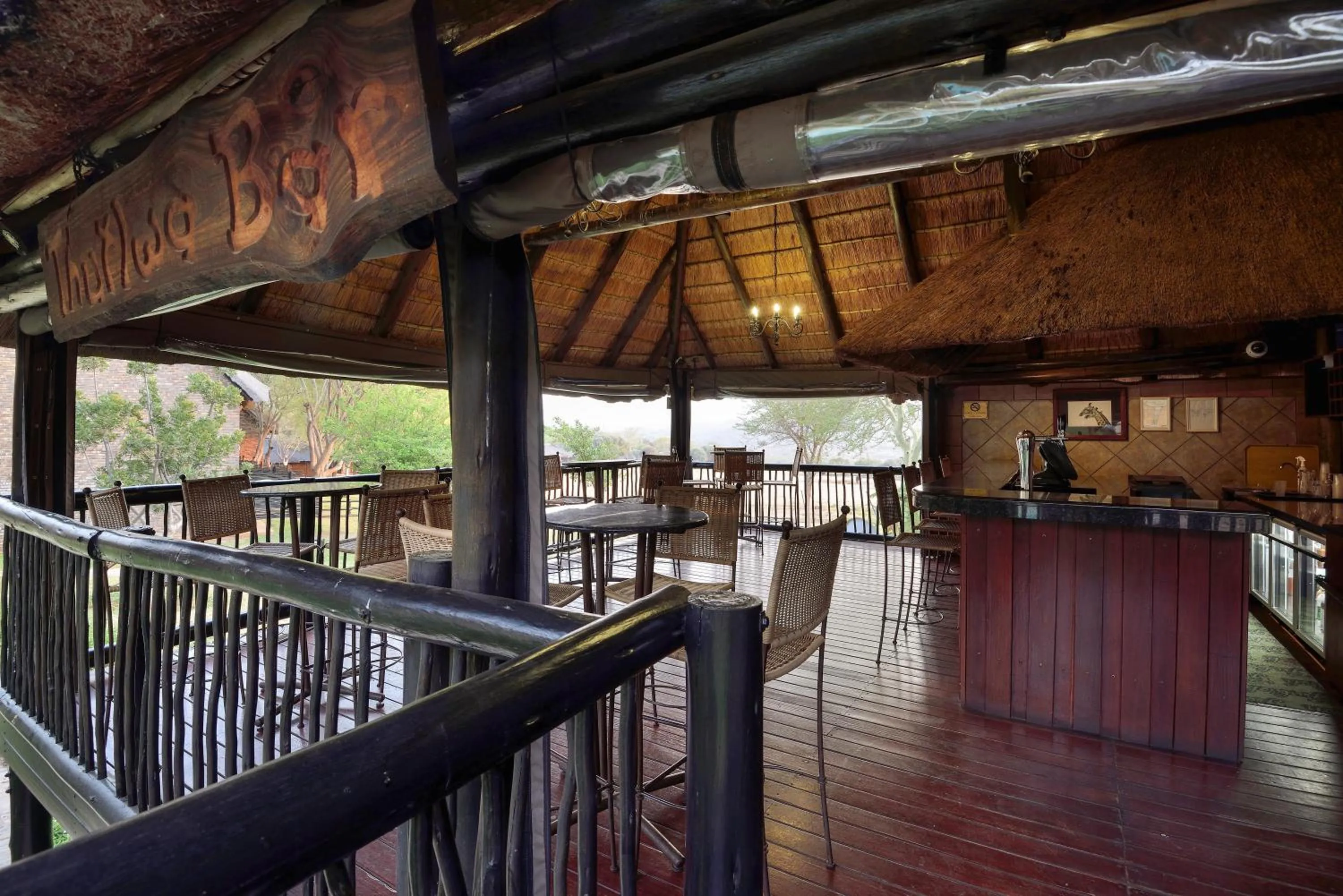 Lounge or bar in Bakubung Bush Lodge