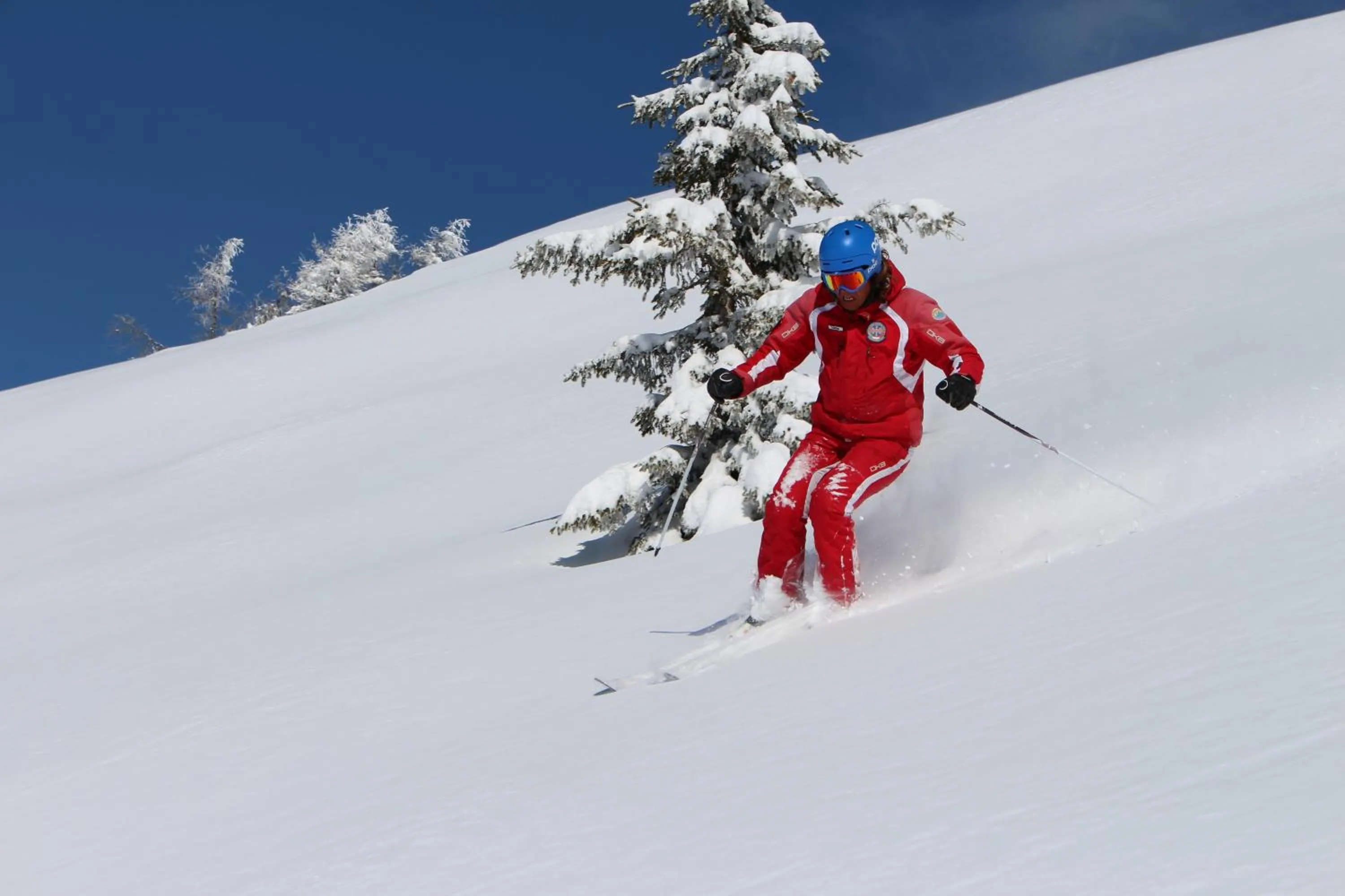 Skiing in Hotel Kristall