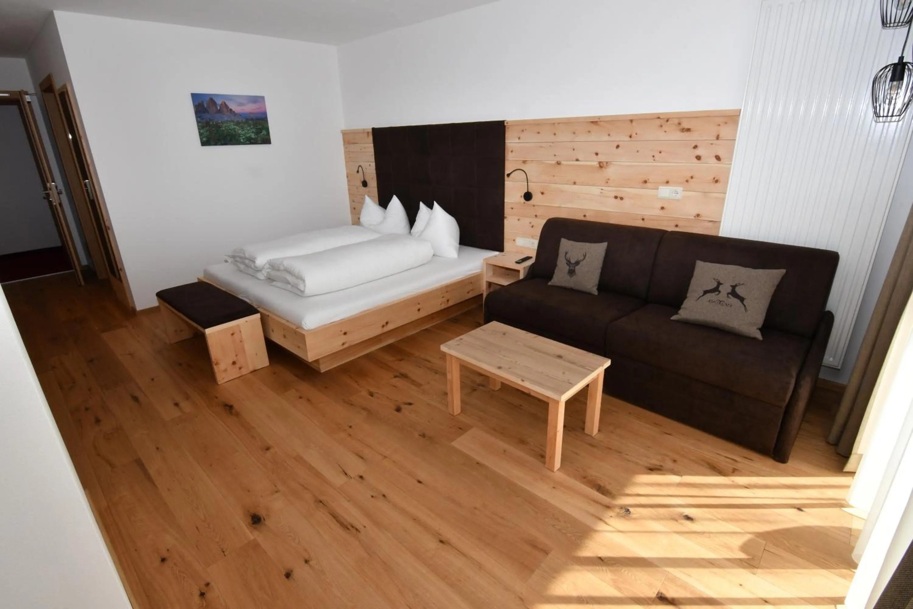 Bed in Hotel Kristall