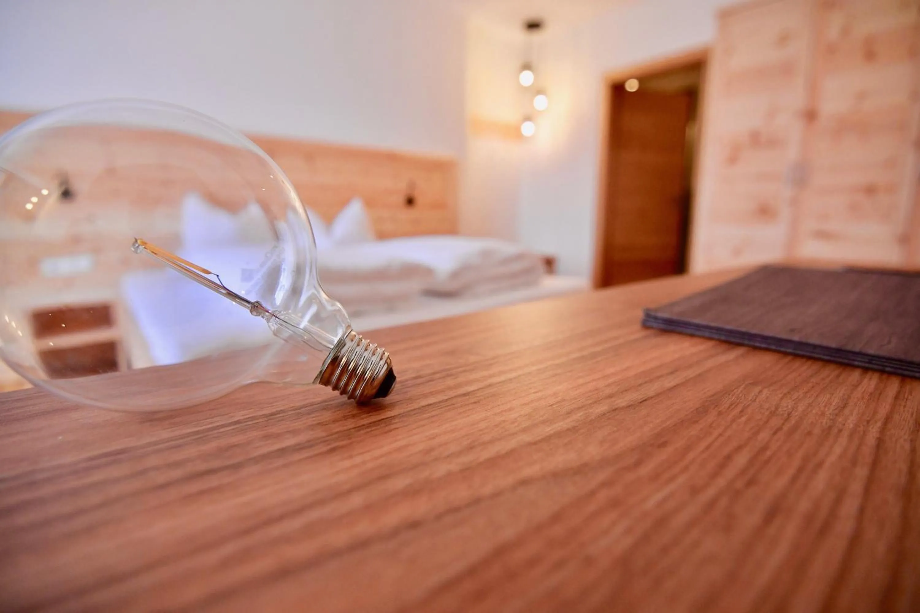 Bed in Hotel Kristall