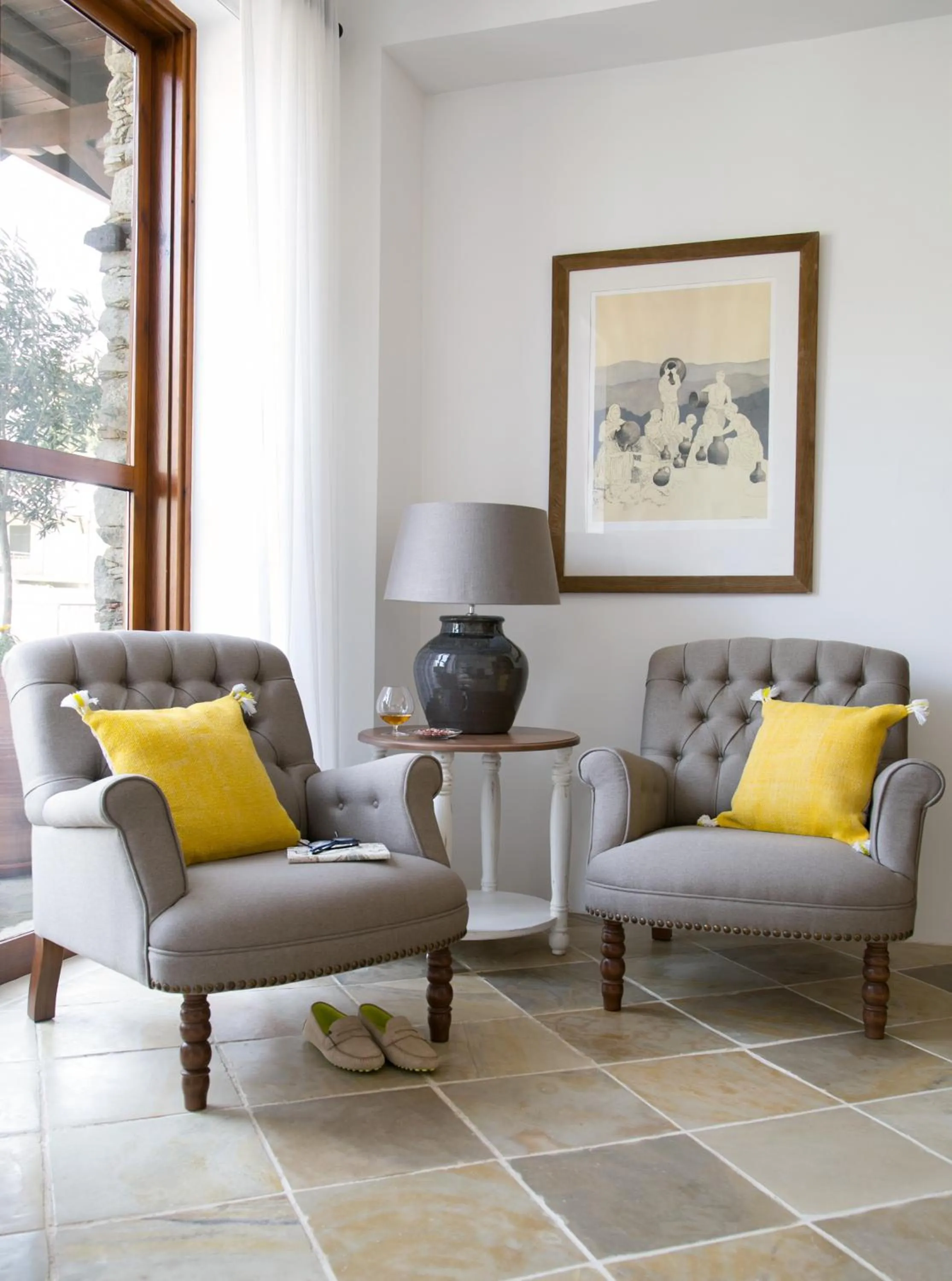 Living room in Casale Panayiotis