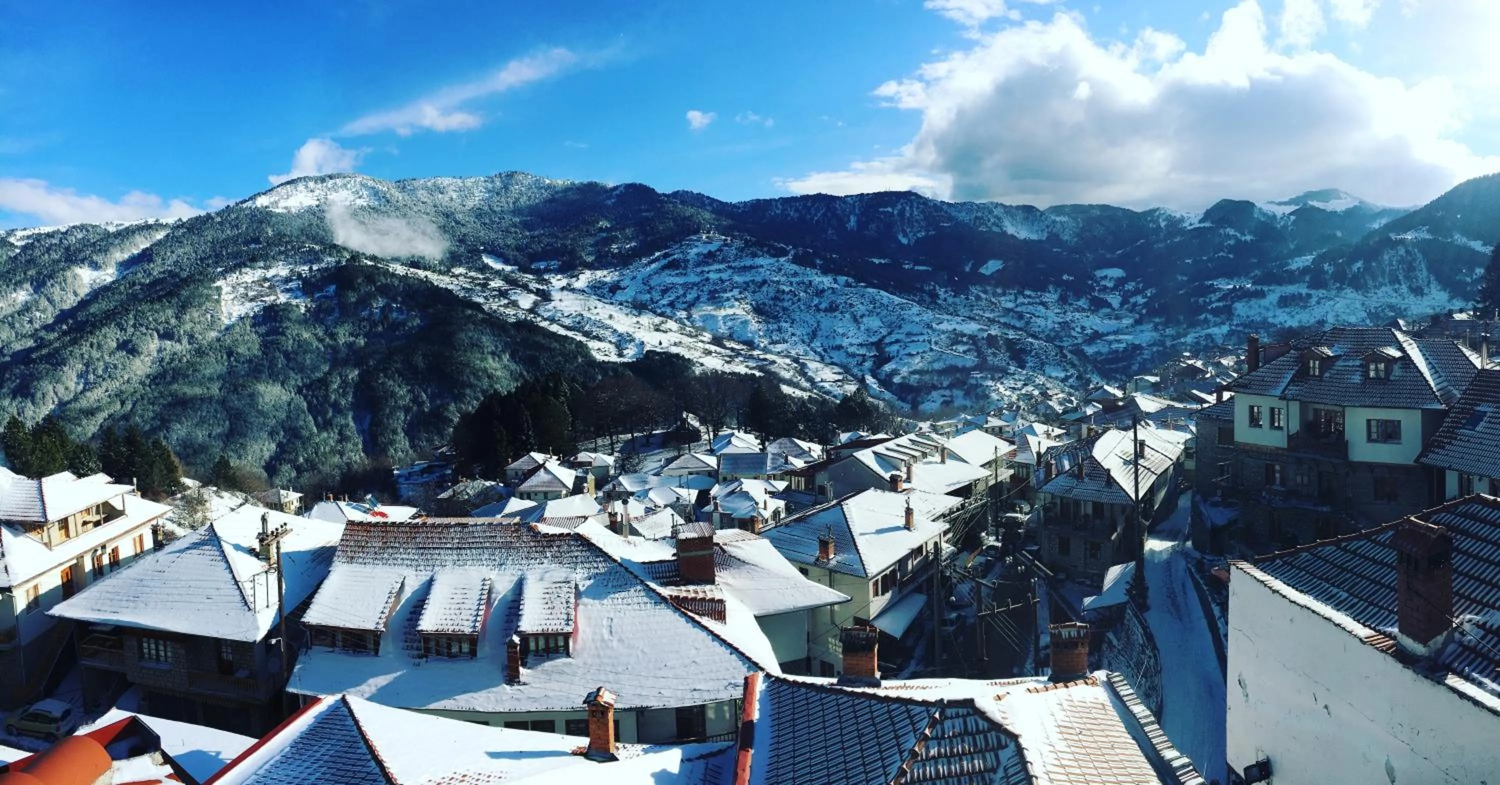 Balcony/Terrace in Asteri Metsovou