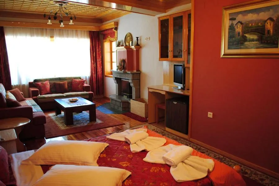 Photo of the whole room, Bed in Asteri Metsovou