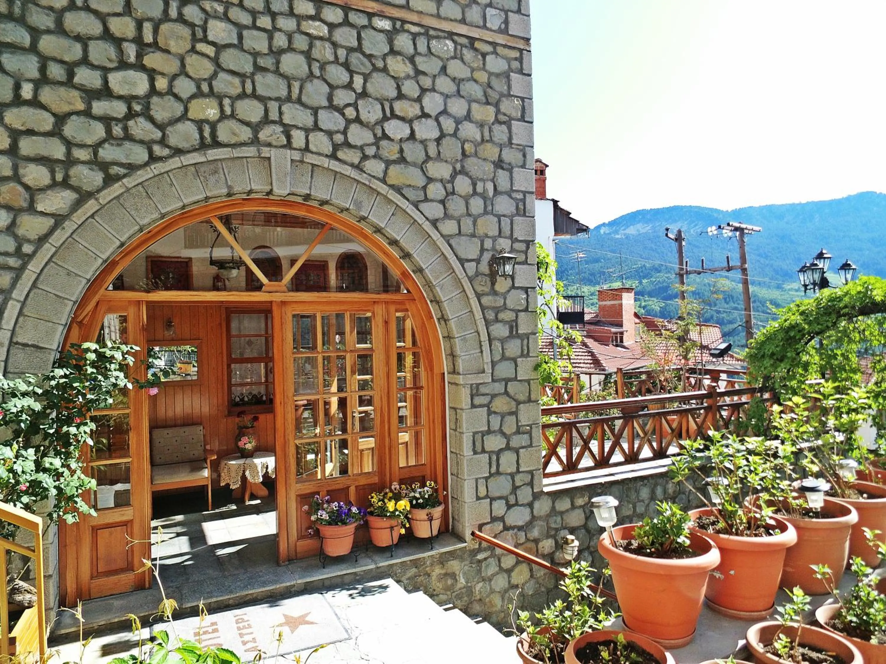 Facade/entrance in Asteri Metsovou