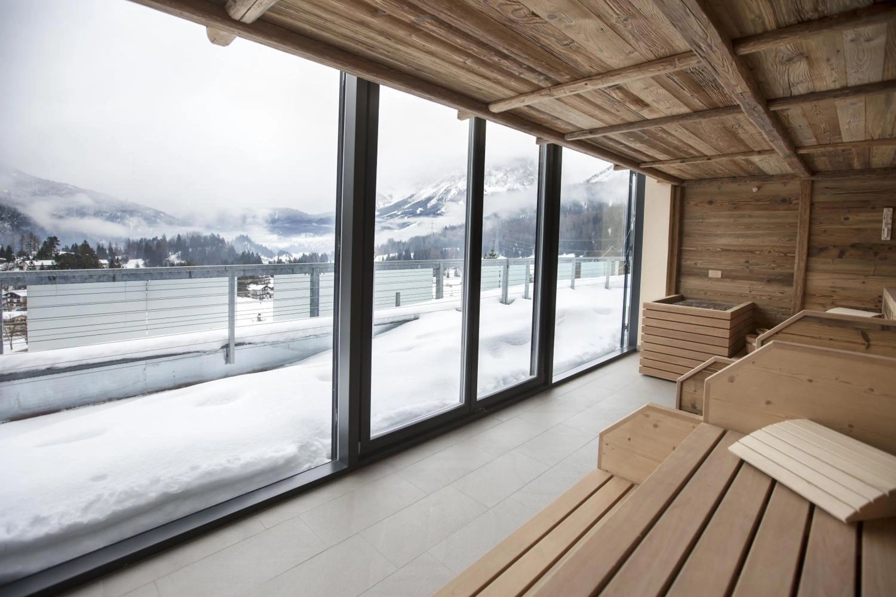 Sauna in DORMERO BeHo Zugspitze