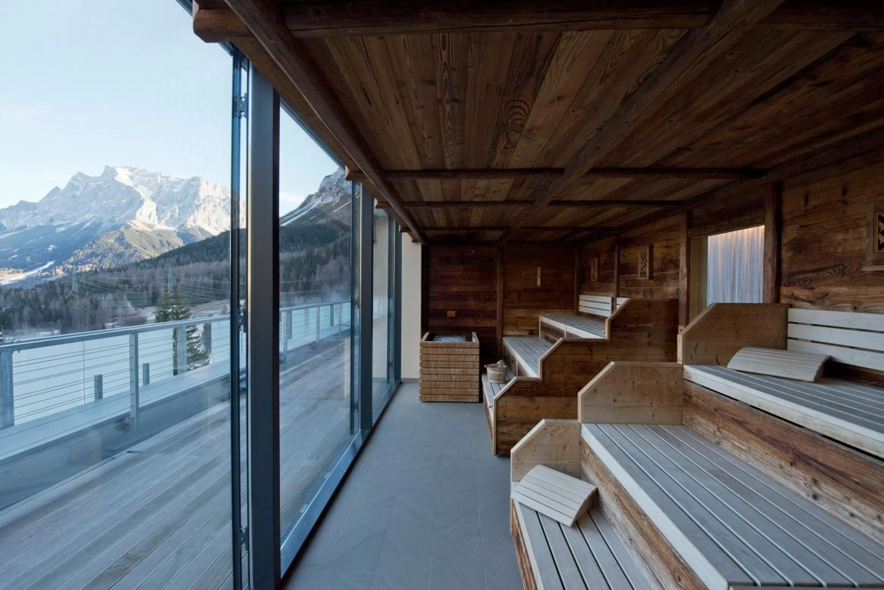 Sauna in DORMERO BeHo Zugspitze