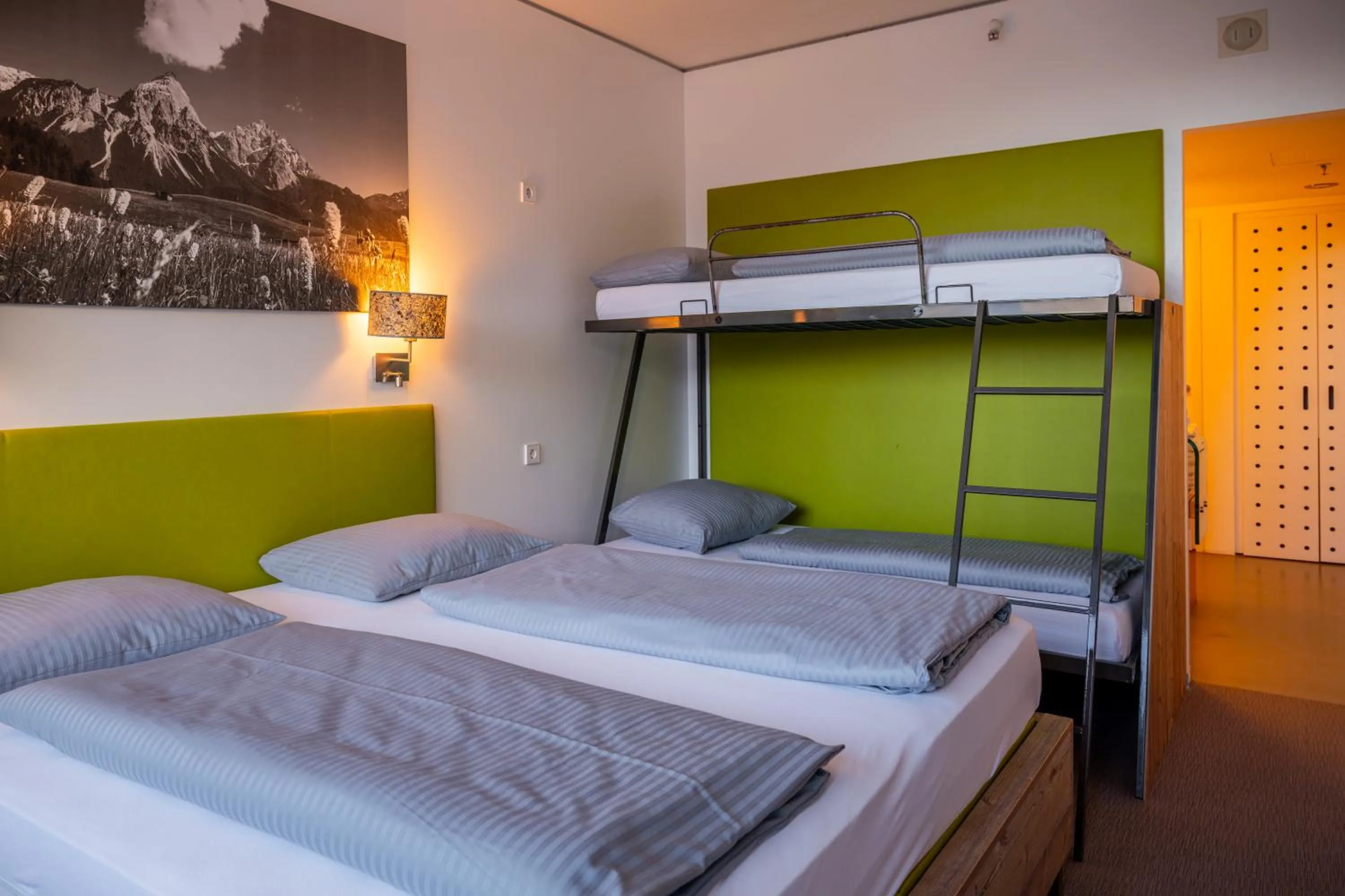 Bed in DORMERO BeHo Zugspitze