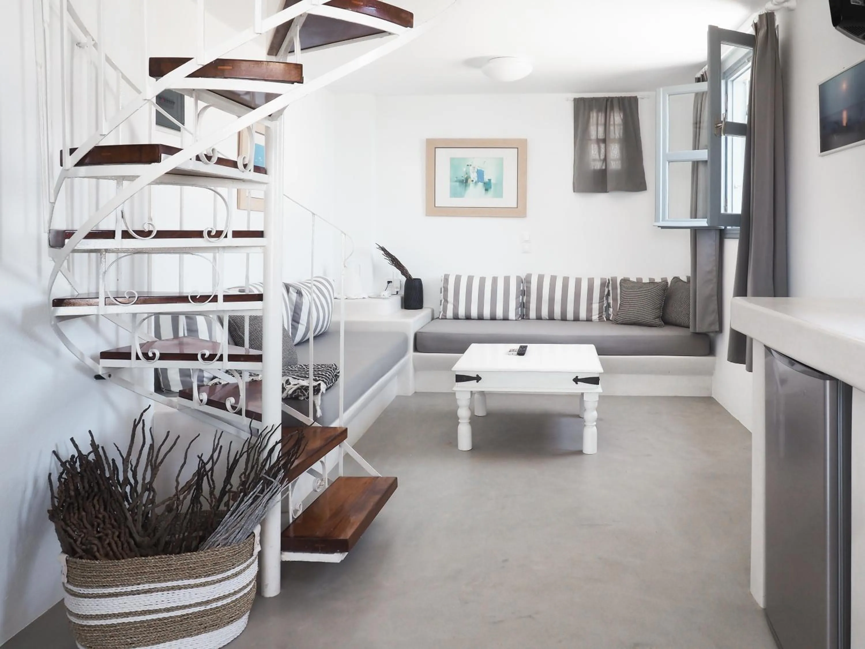 Kitchen or kitchenette in Iliada Suites