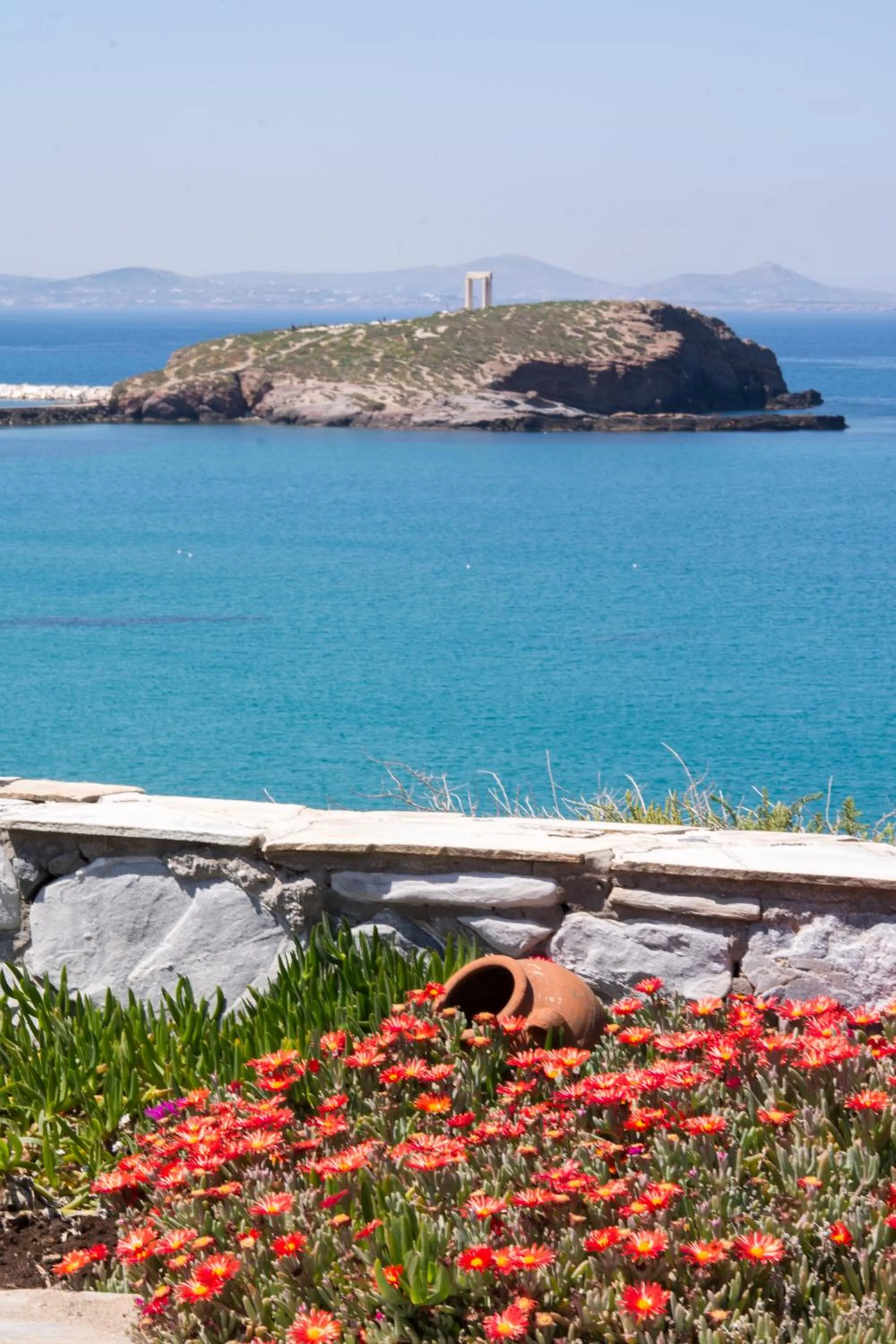 Patio in Iliada Suites