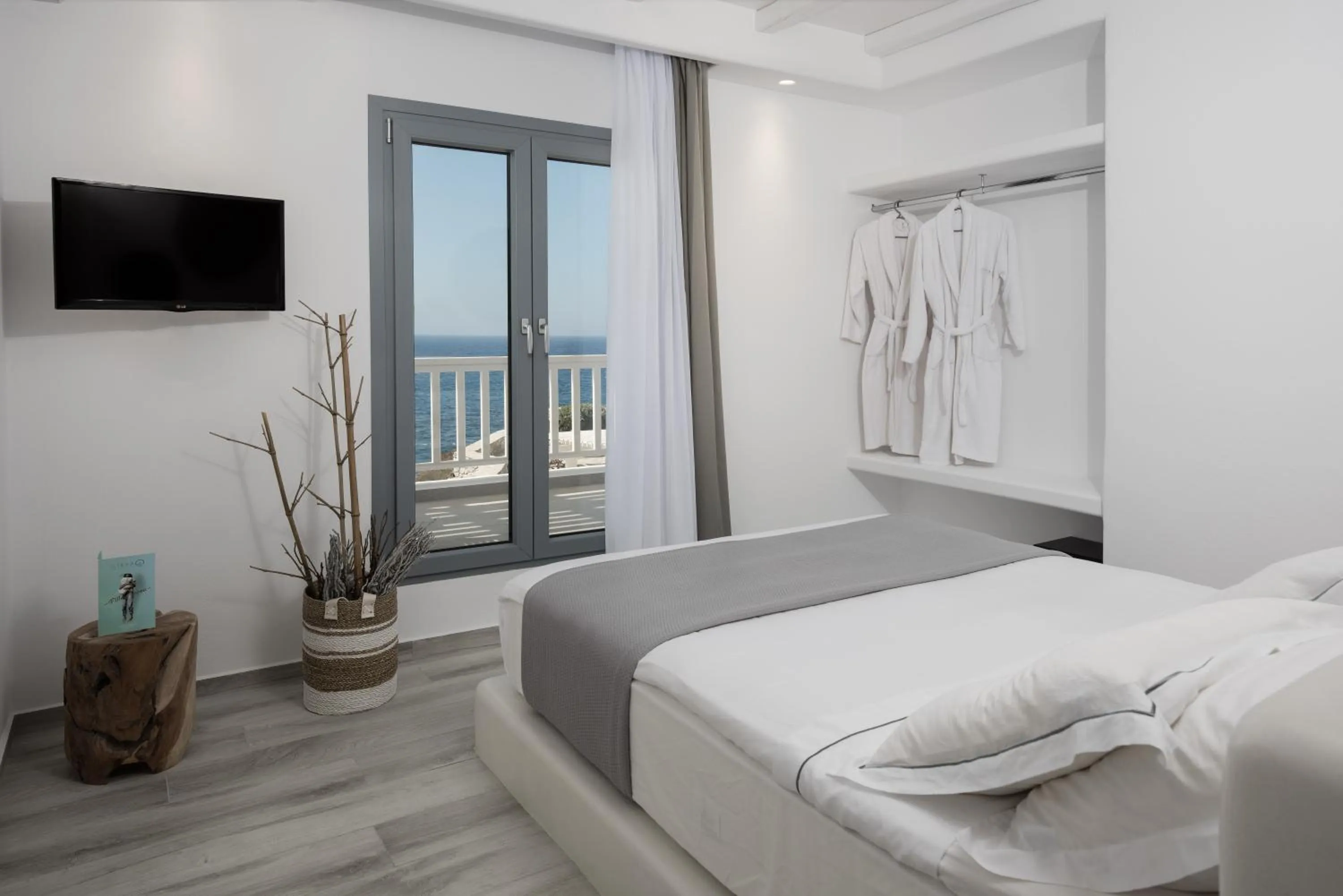Bed in Iliada Suites