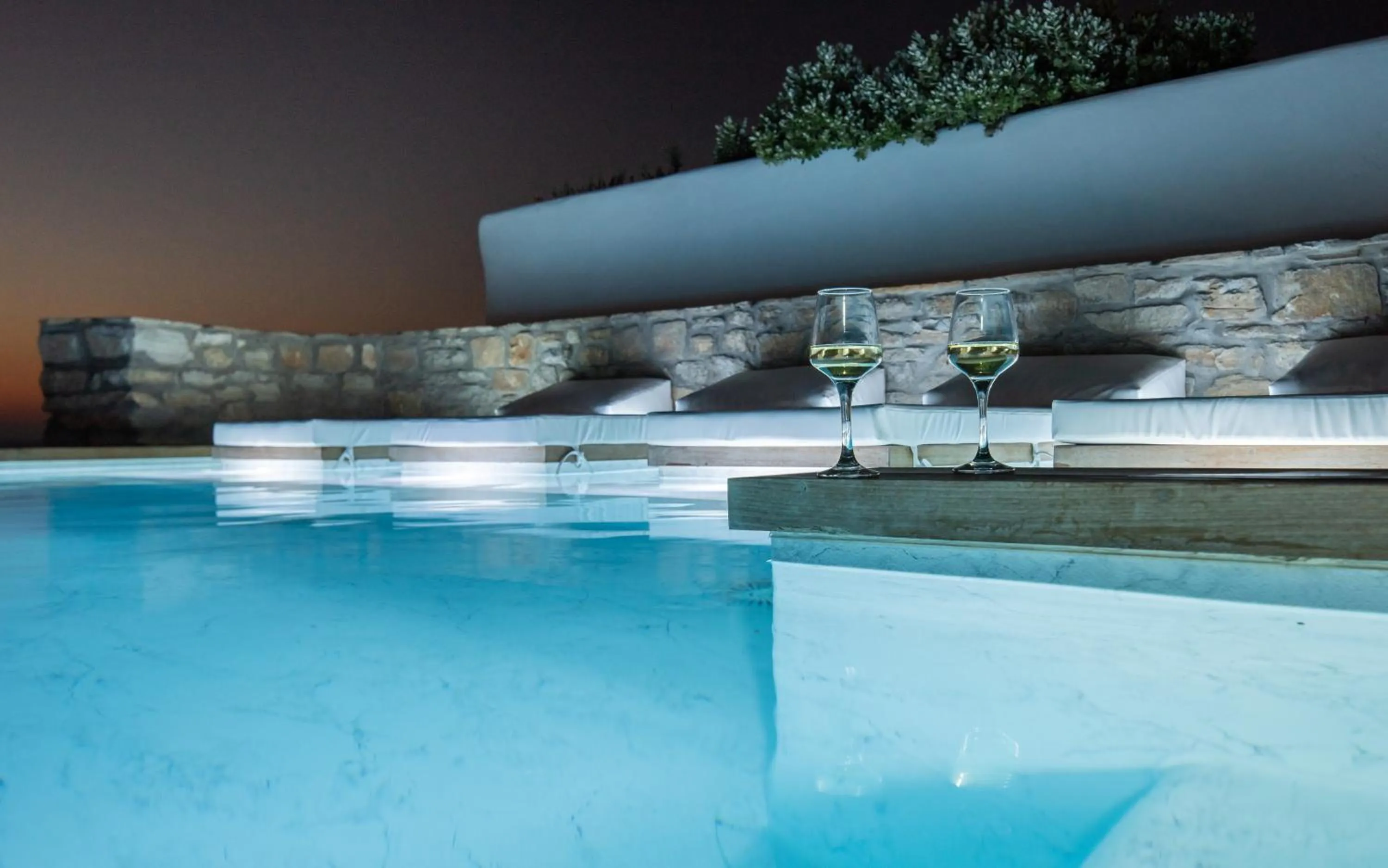 Swimming pool in Iliada Suites