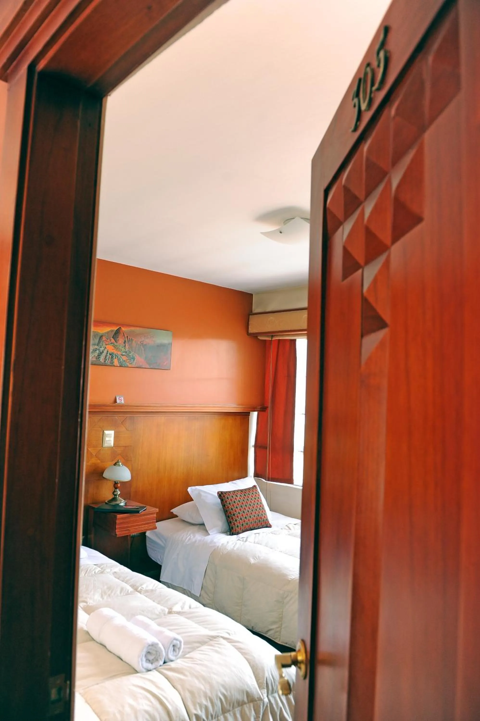 Bed in Hotel Waynapicchu