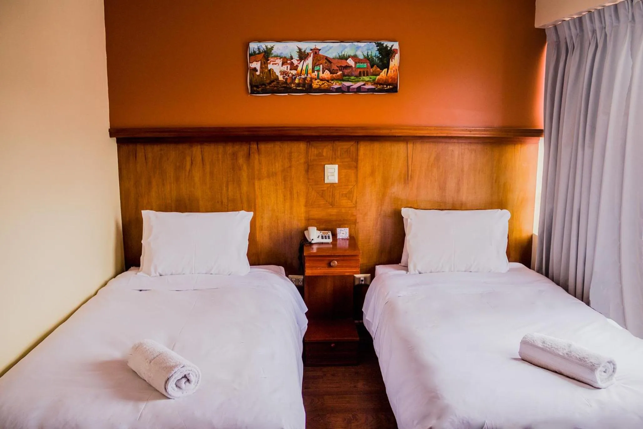 Bed in Hotel Waynapicchu