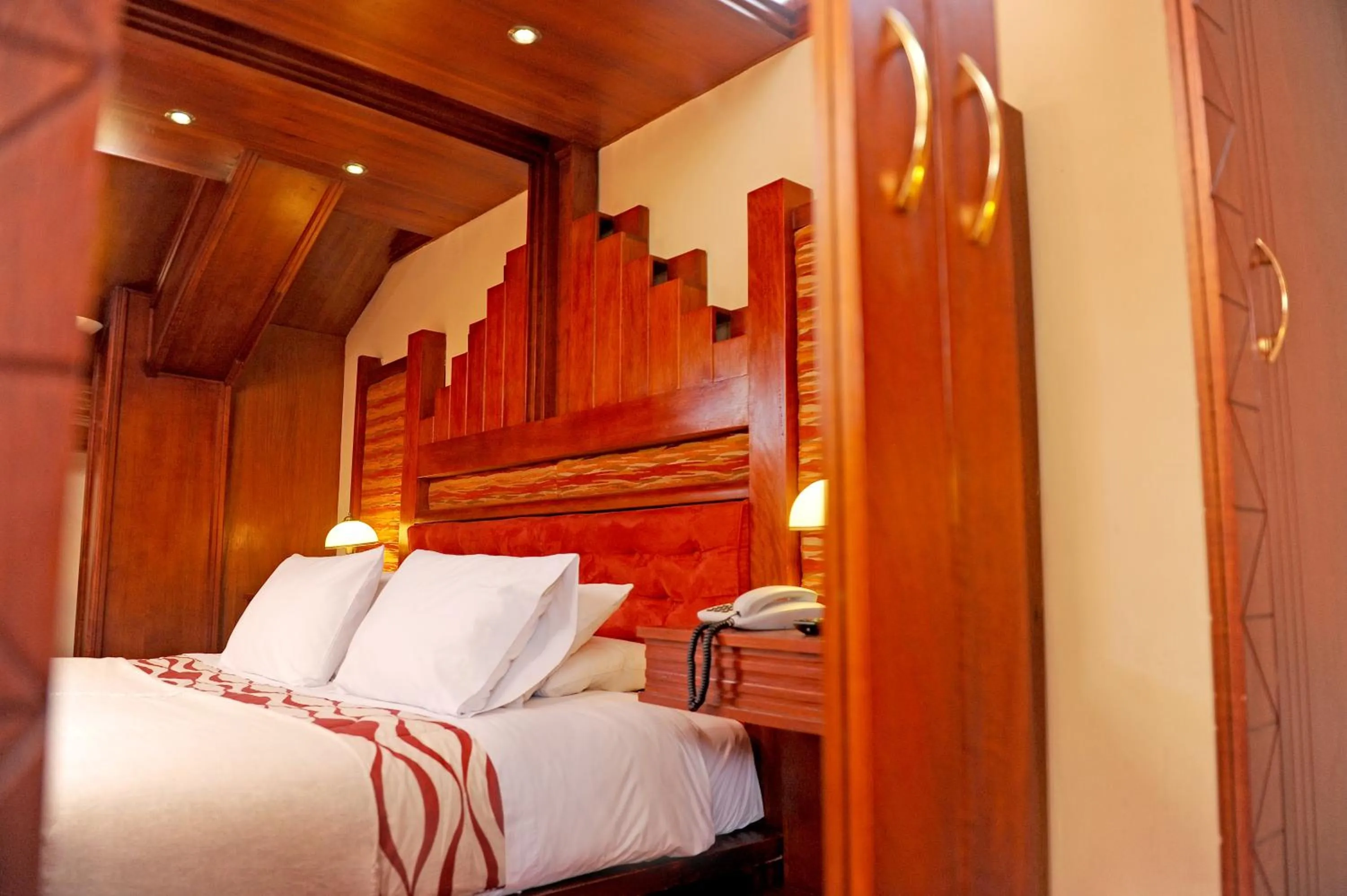 Bed in Hotel Waynapicchu