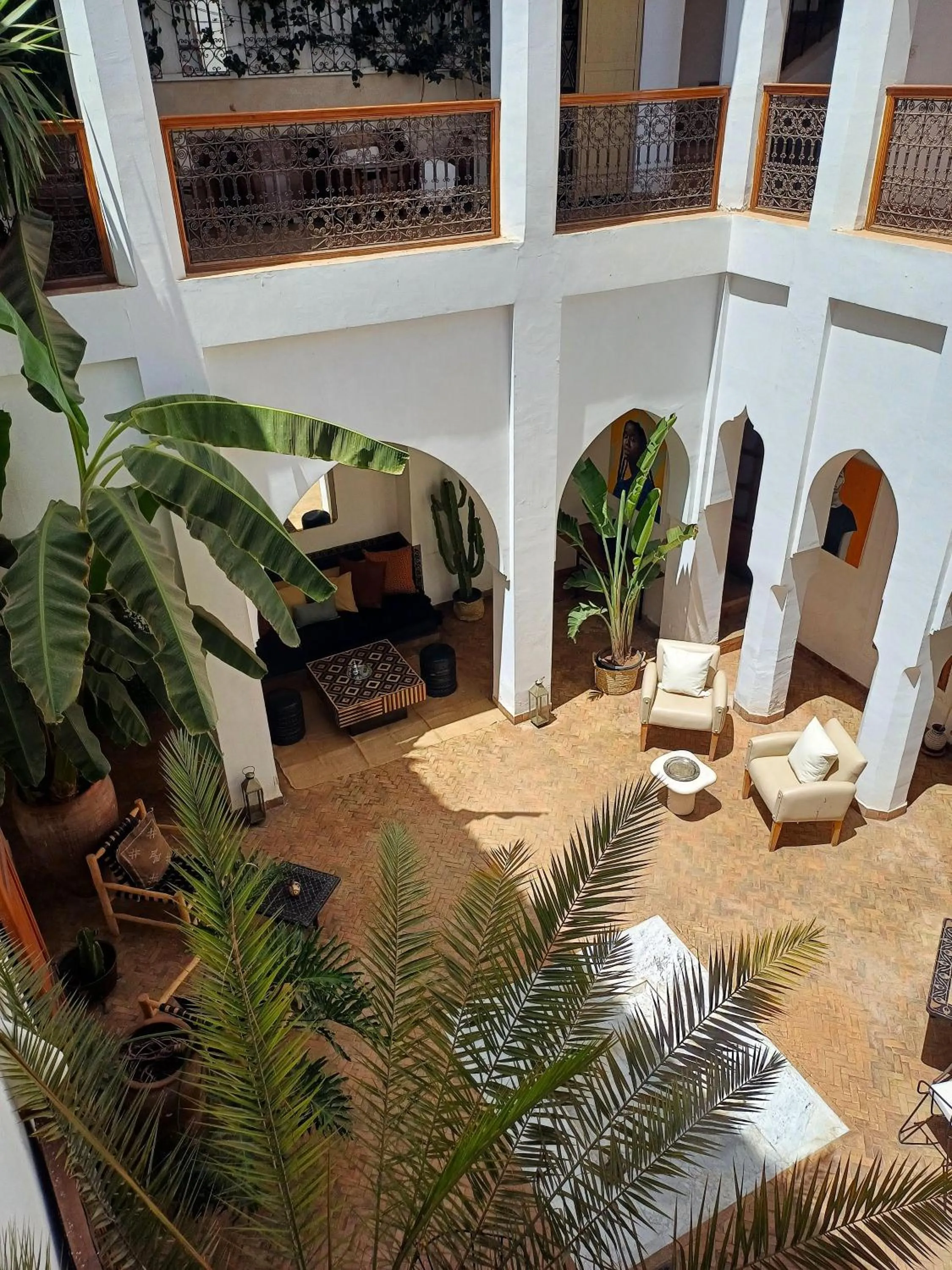 Patio in Riad Miski