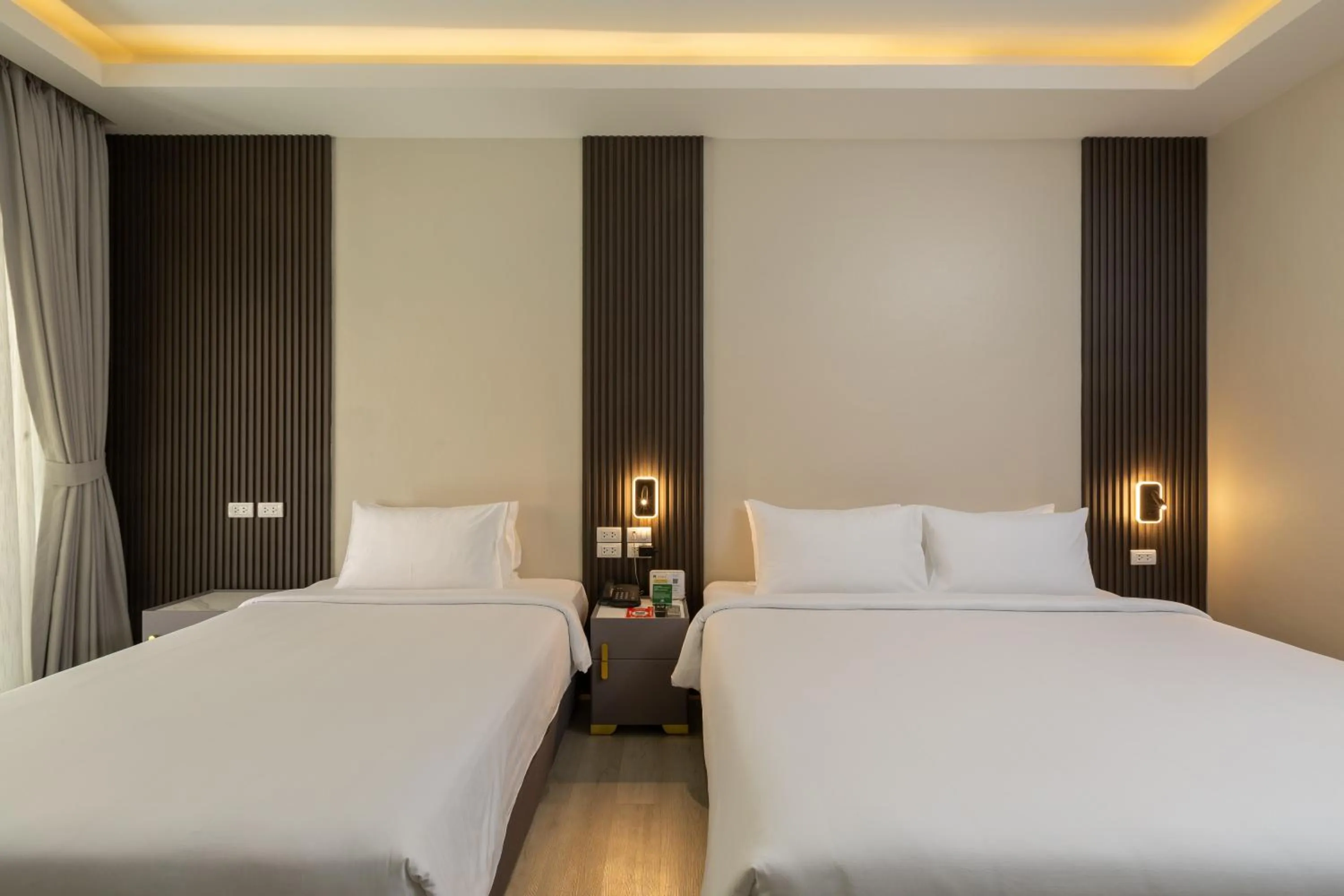 Bed in Nai Yang Beach Resort and Spa