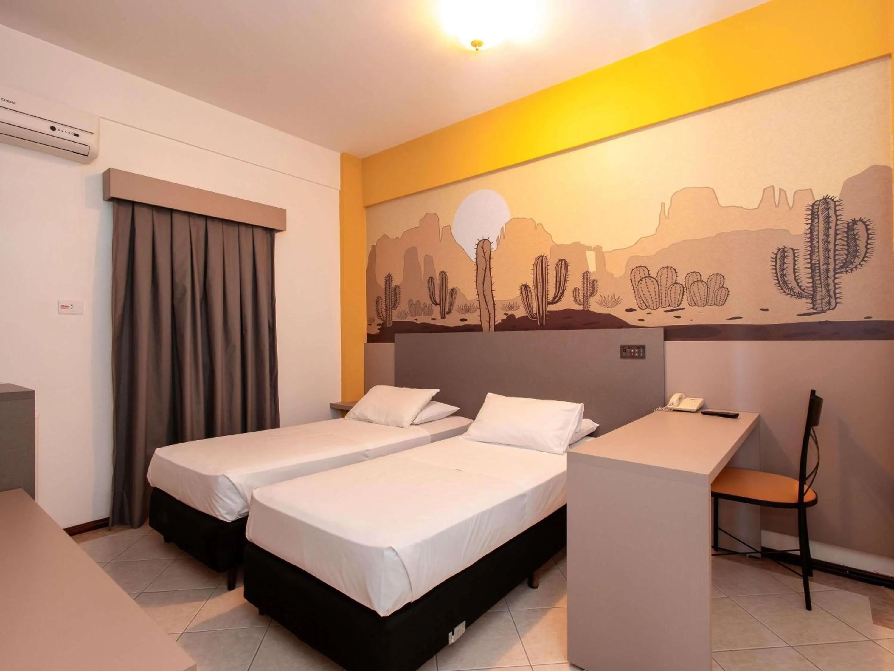 Bedroom, Bed in ibis Styles Presidente Prudente Portal D'Oeste