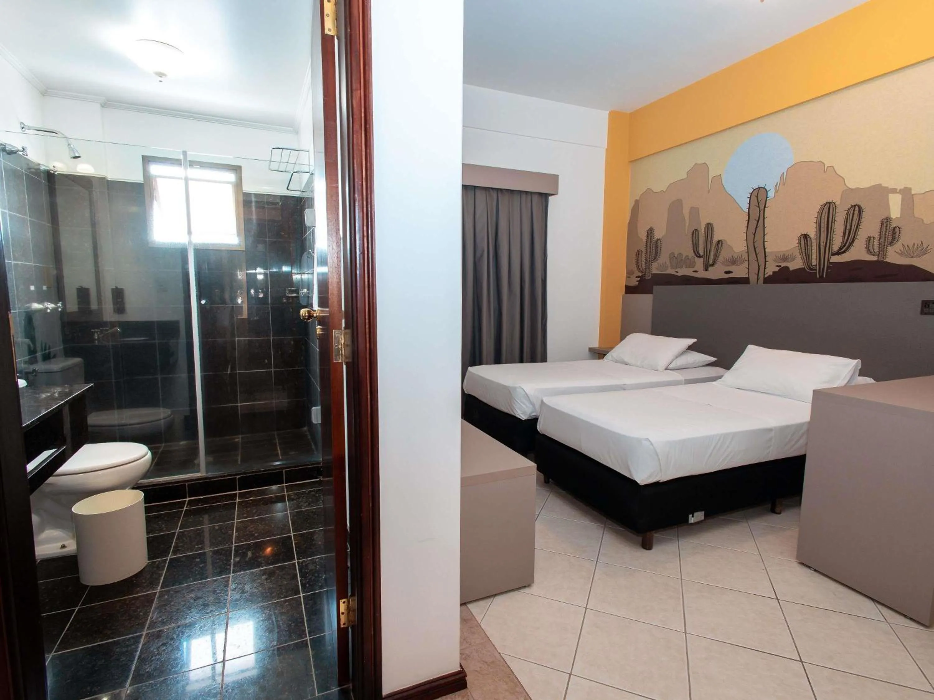 Bedroom, Bed in ibis Styles Presidente Prudente Portal D'Oeste