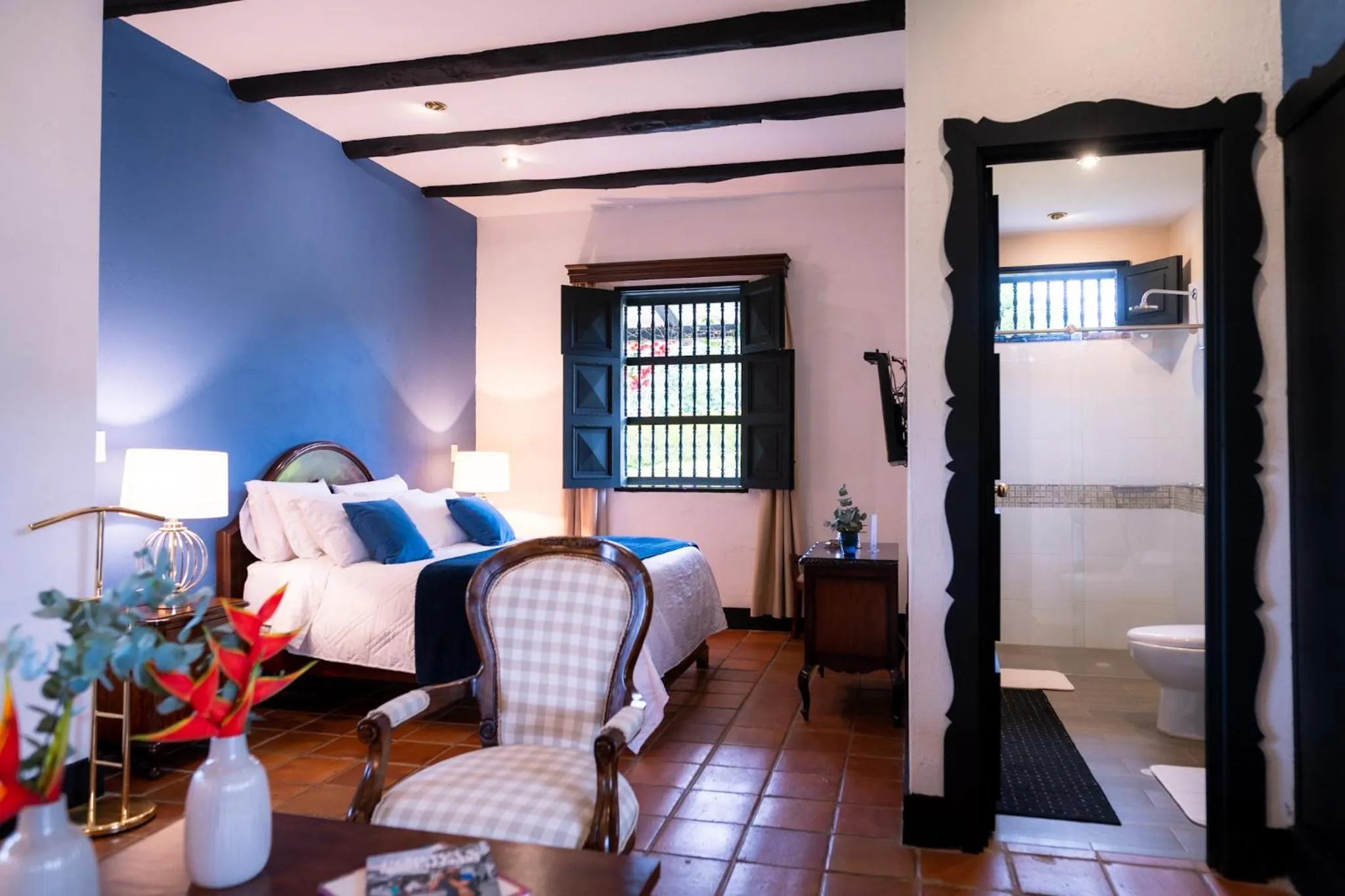 Bed in Hotel Hacienda Supracafe