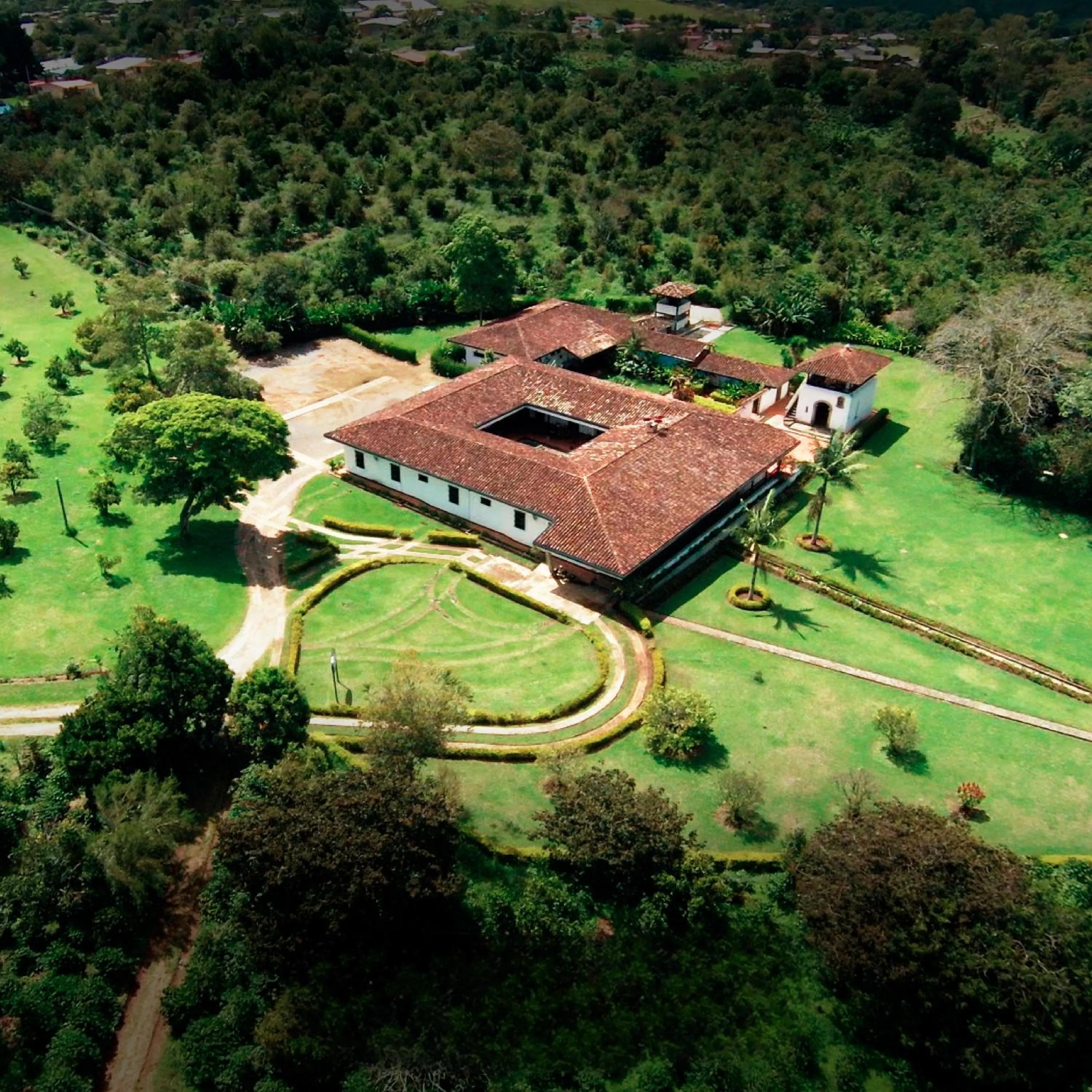 Bird's eye view in Hotel Hacienda Supracafe