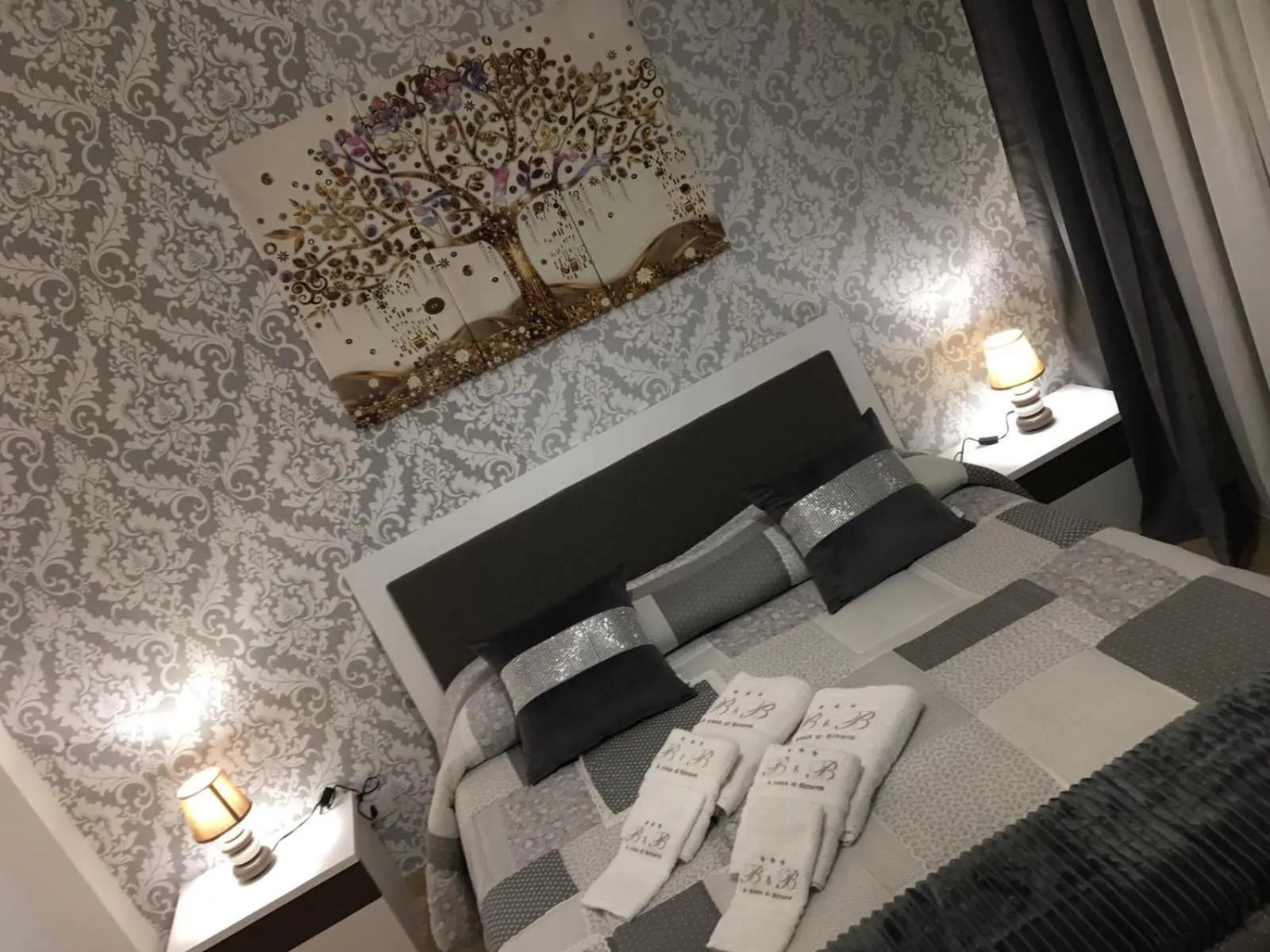 Bed in A casa di Simona