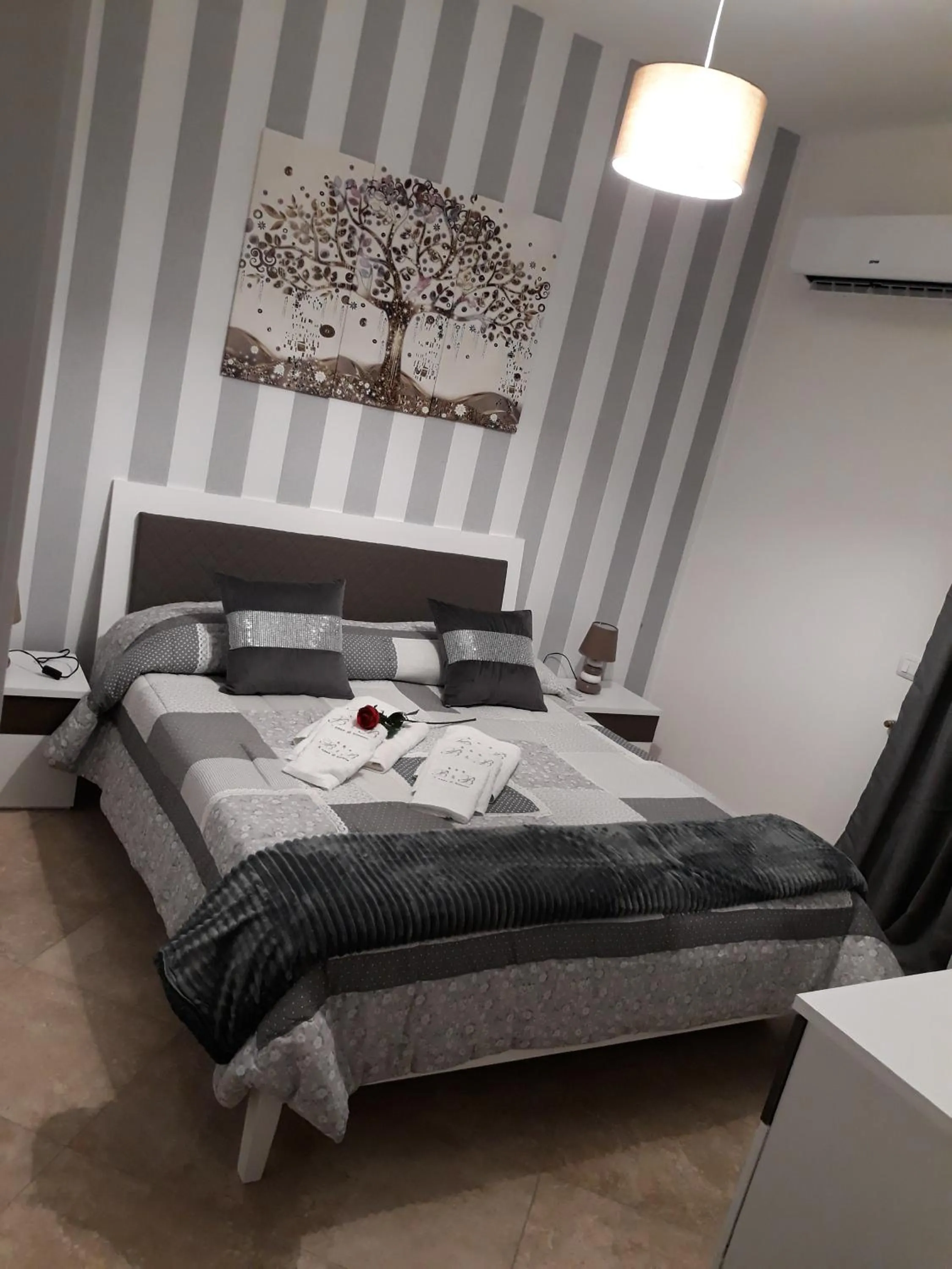 Bed in A casa di Simona