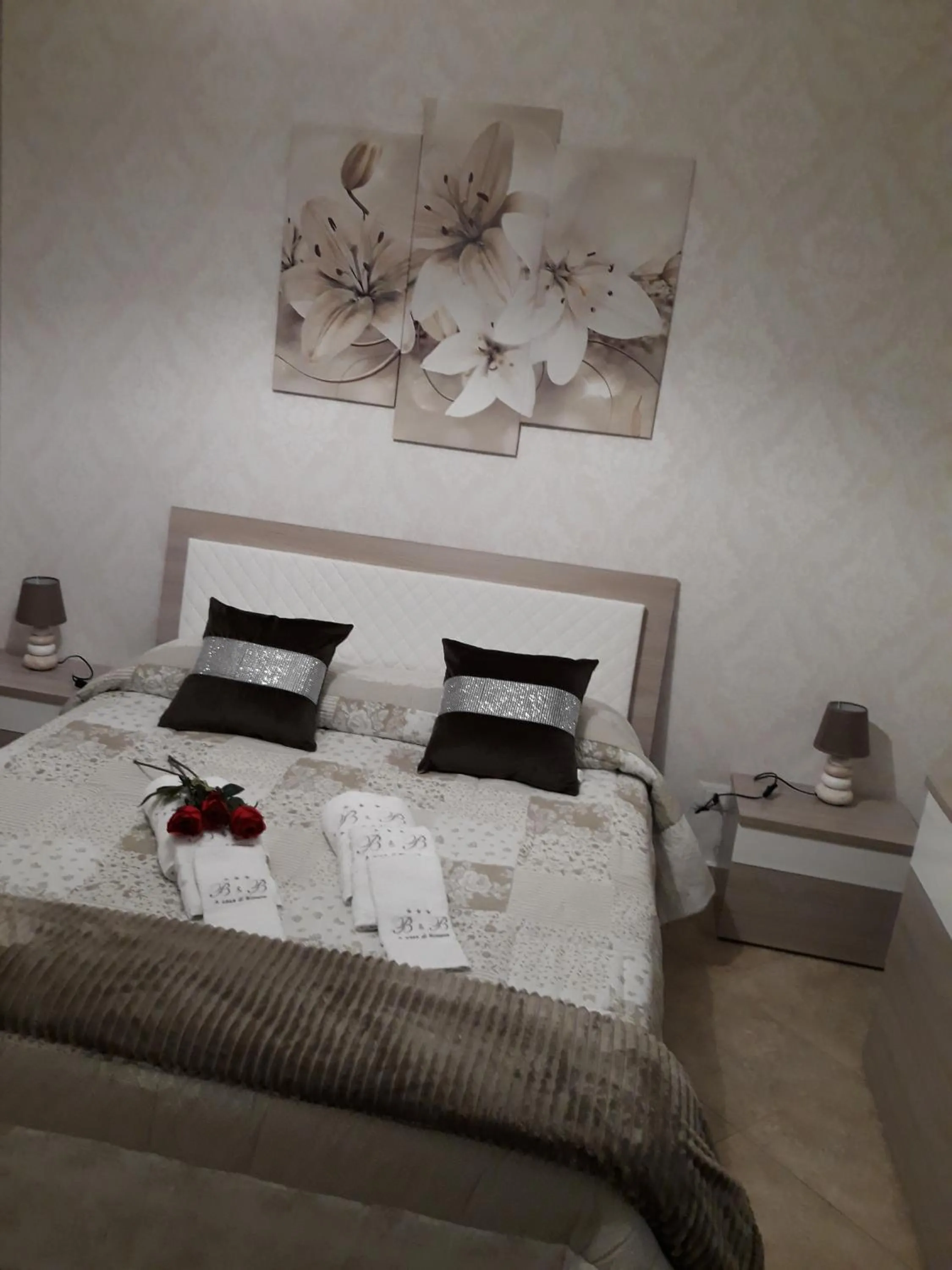 Bed in A casa di Simona